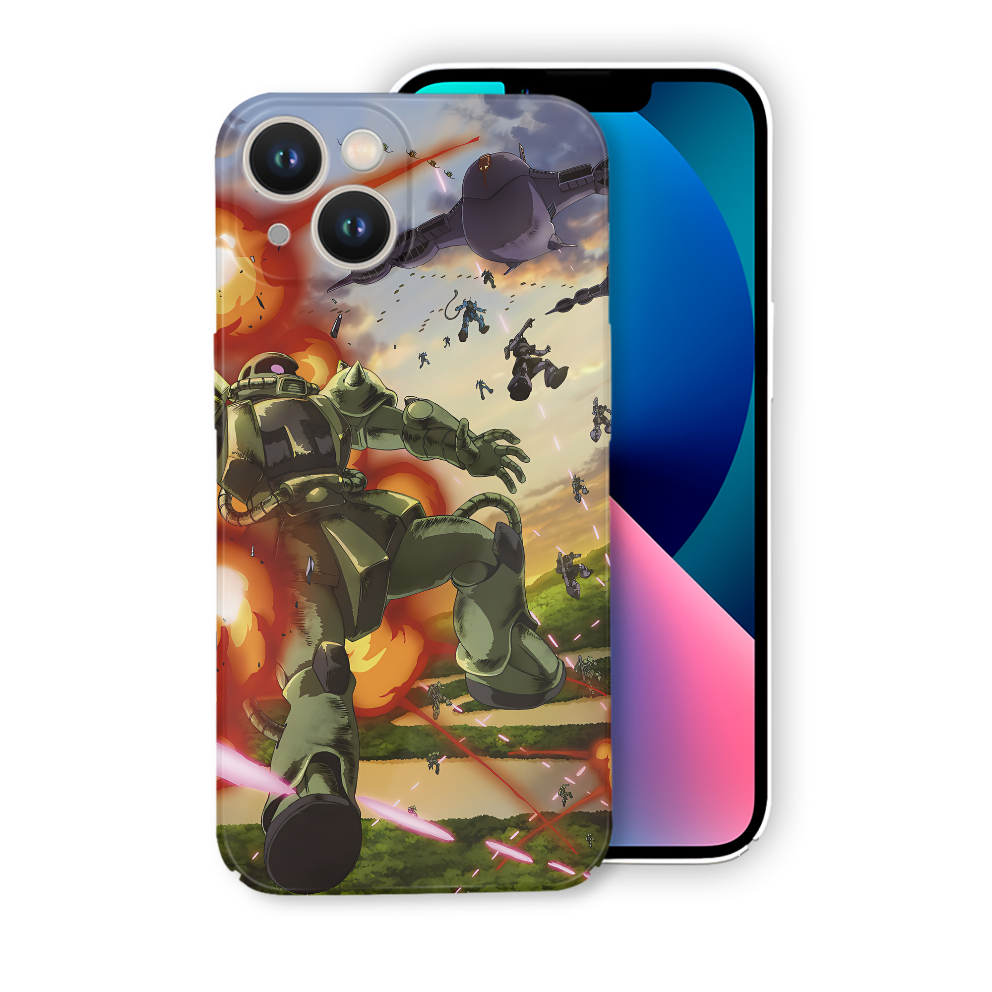 （画像用） 機動戦士ガンダム Mobile Suit Gundam 【iPhone 14シリーズ対応】ハードケース