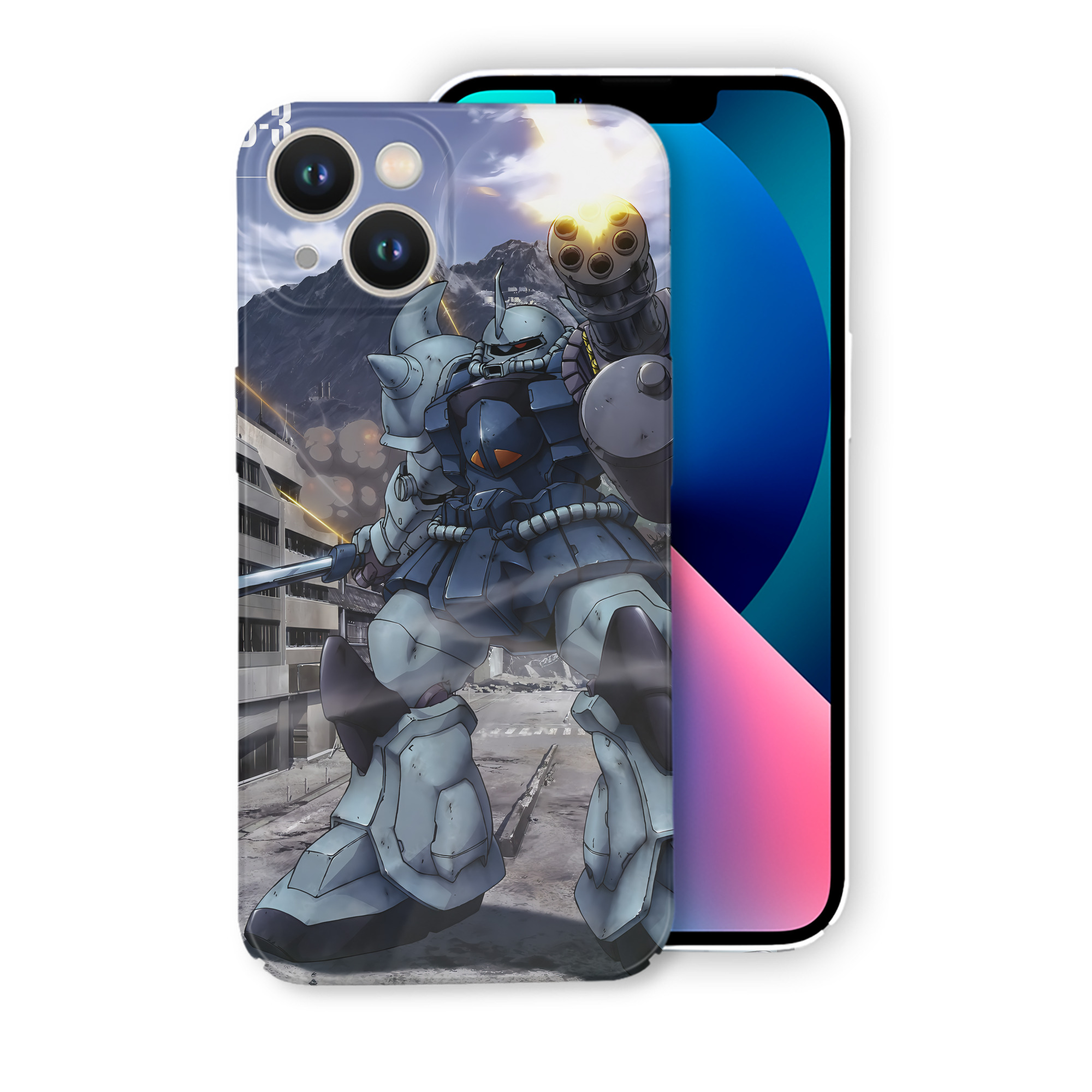 （画像用） 機動戦士ガンダム Mobile Suit Gundam 【iPhone 14シリーズ対応】ハードケース