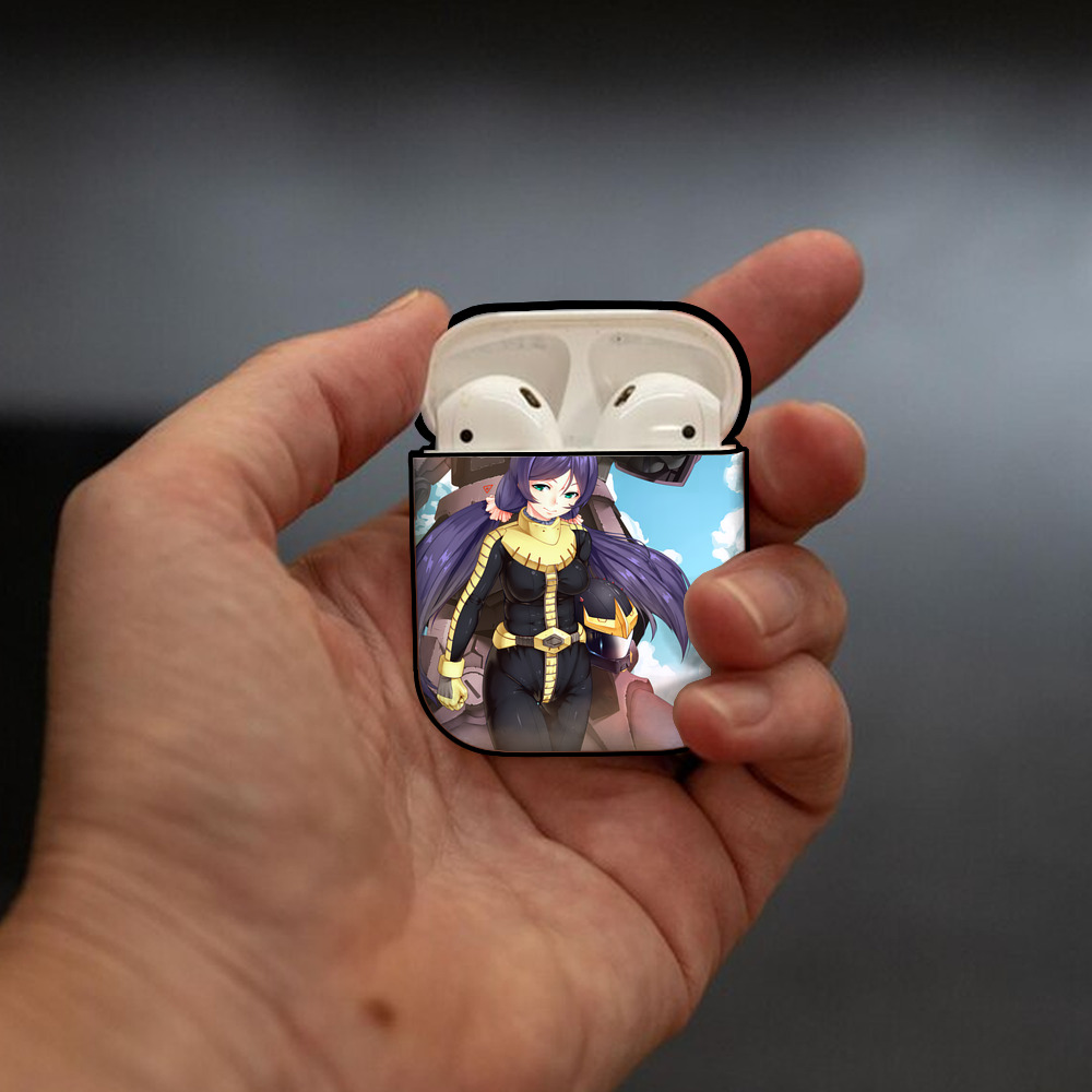 機動戦士ガンダム Mobile Suit Gundam AirPods 第2世代保護ケース ハードシェル ブラック 耐衝撃・防指紋・カラビナ付き