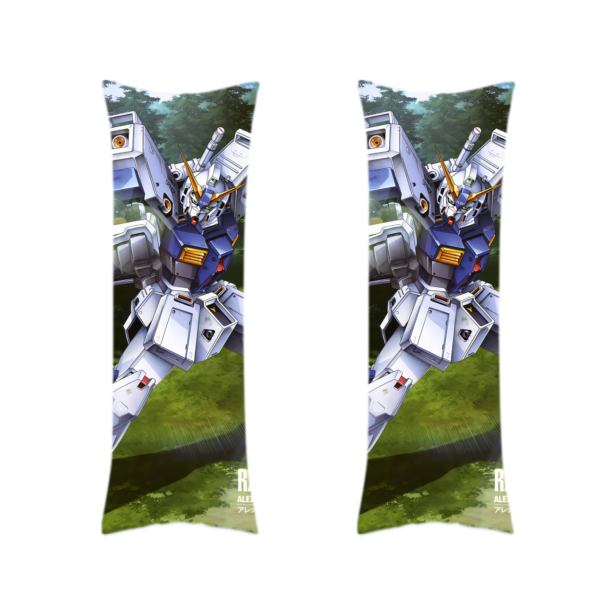 （画像用） 機動戦士ガンダム Mobile Suit Gundam ロング抱き枕カバー 両面プリントタイプ（サイズ選択可）