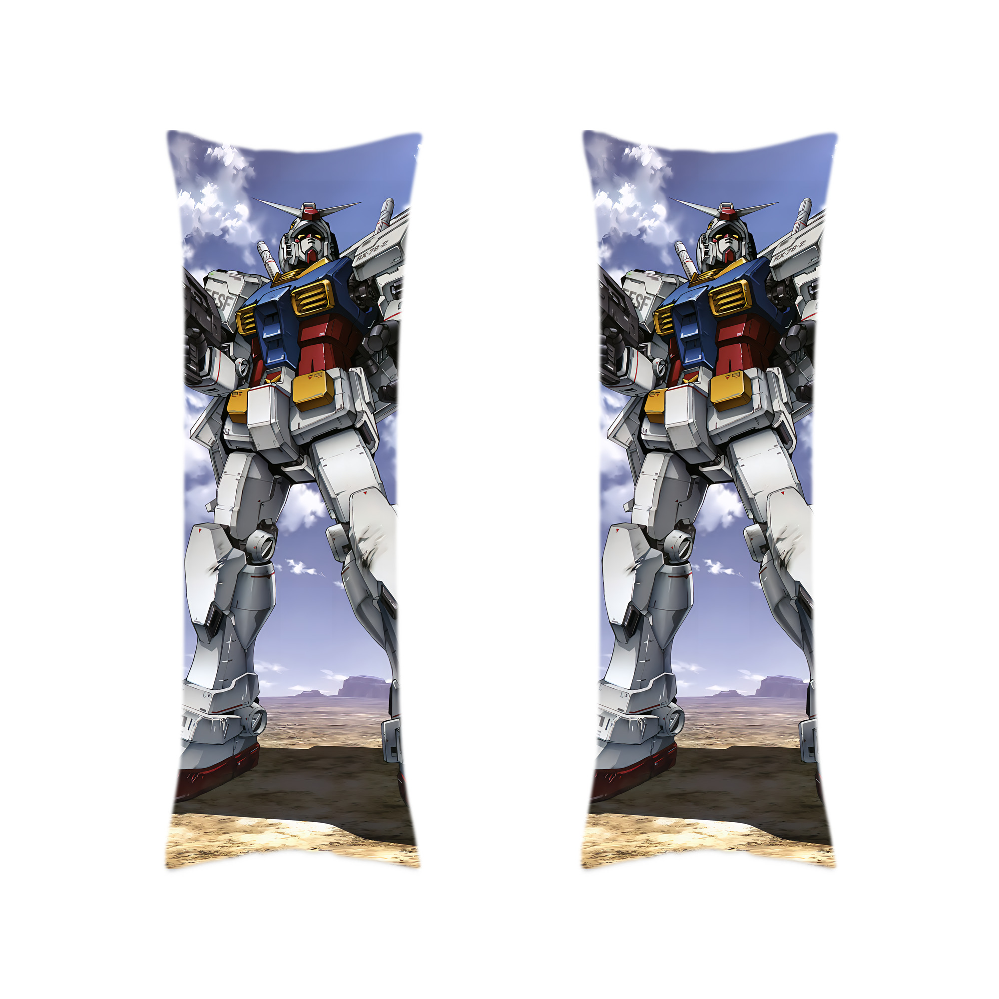 （画像用） 機動戦士ガンダム Mobile Suit Gundam ロング抱き枕カバー 両面プリントタイプ（サイズ選択可）