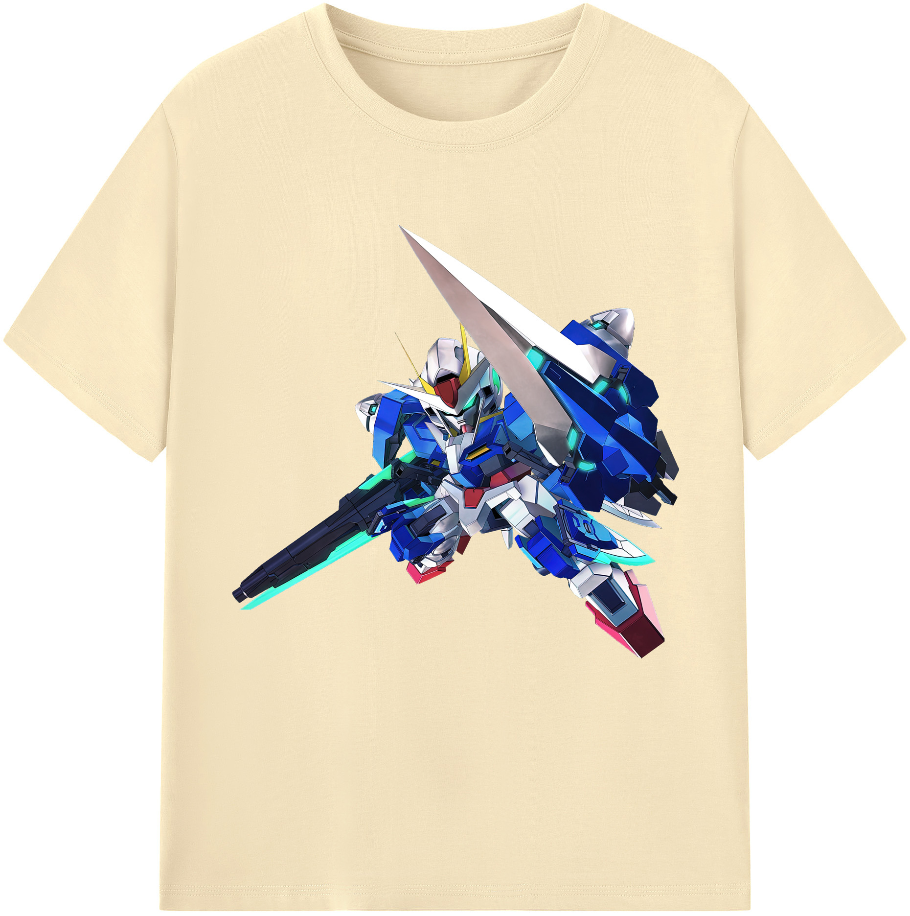 （画像用） 機動戦士ガンダム Mobile Suit Gundam 綿100％半袖Tシャツ（フロントプリント）