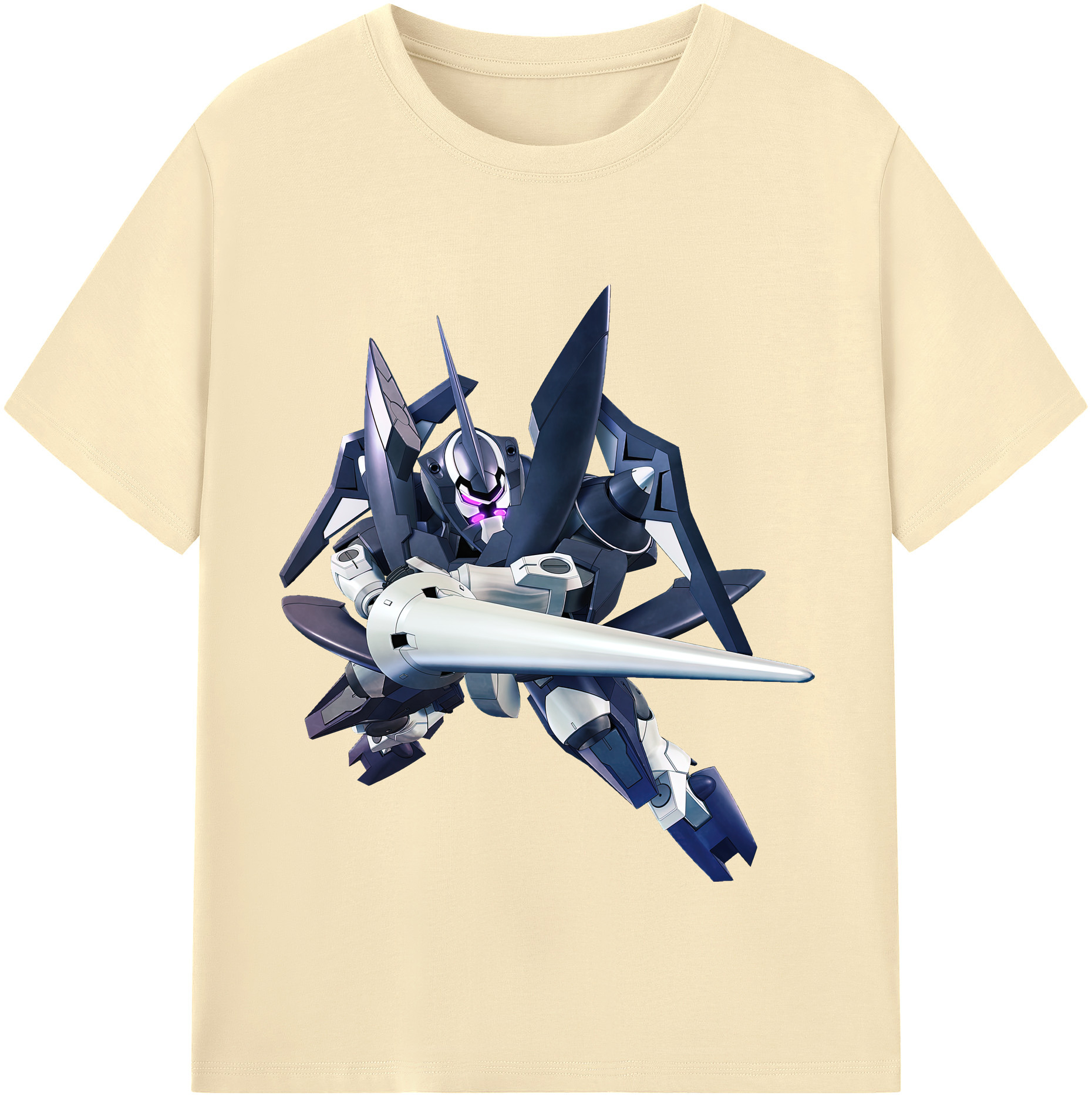 （画像用） 機動戦士ガンダム Mobile Suit Gundam 綿100％半袖Tシャツ（フロントプリント）