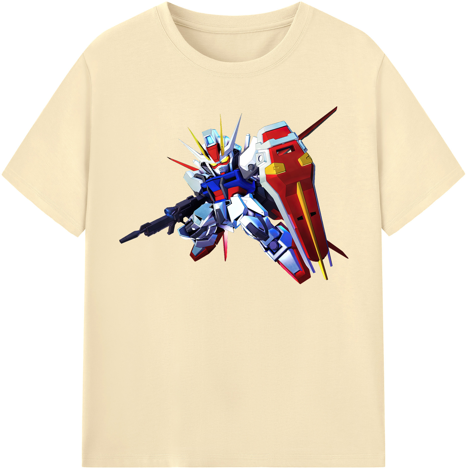 （画像用） 機動戦士ガンダム Mobile Suit Gundam 綿100％半袖Tシャツ（フロントプリント）