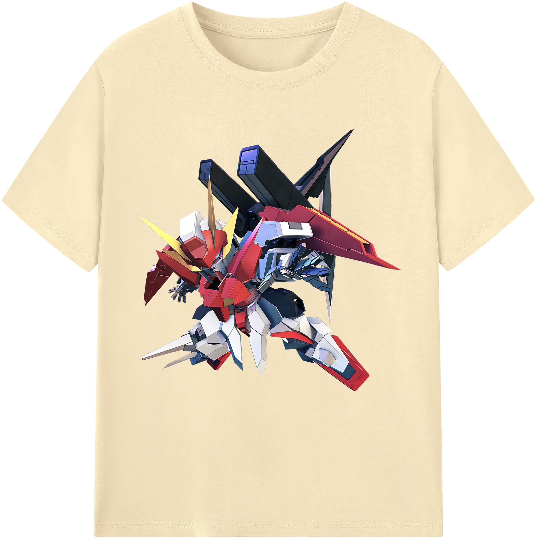 （画像用） 機動戦士ガンダム Mobile Suit Gundam 綿100％半袖Tシャツ（フロントプリント）
