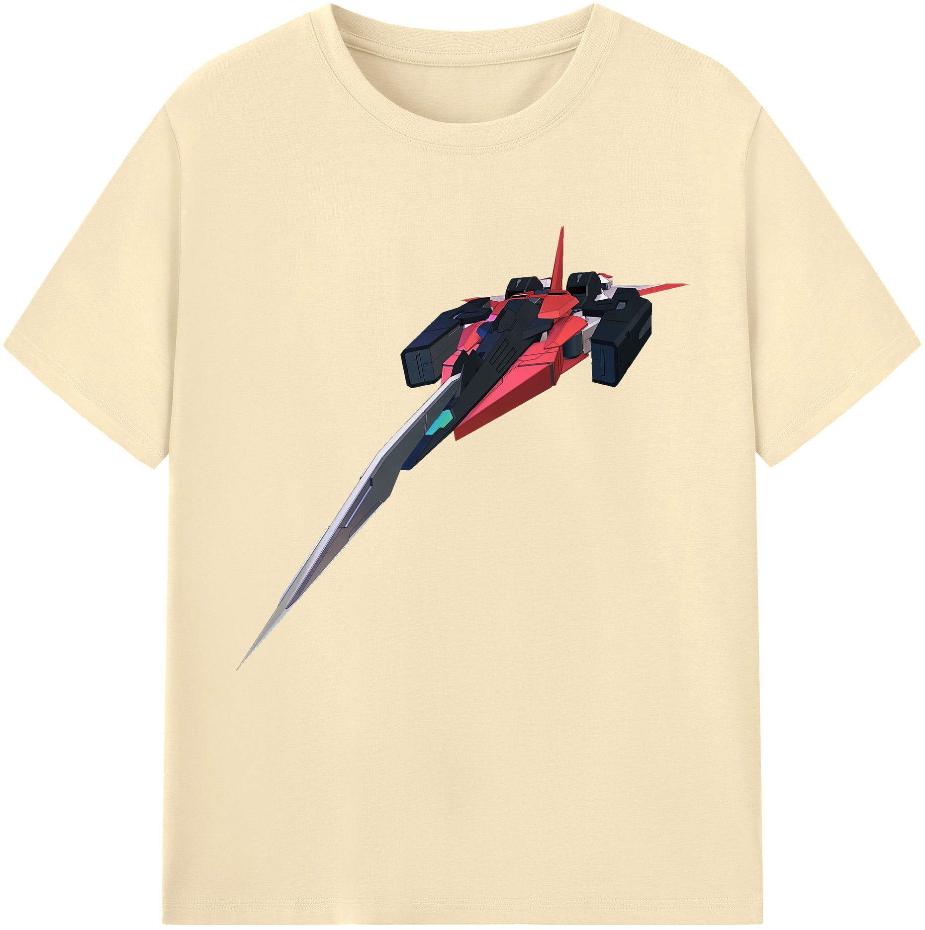 （画像用） 機動戦士ガンダム Mobile Suit Gundam 綿100％半袖Tシャツ（フロントプリント）