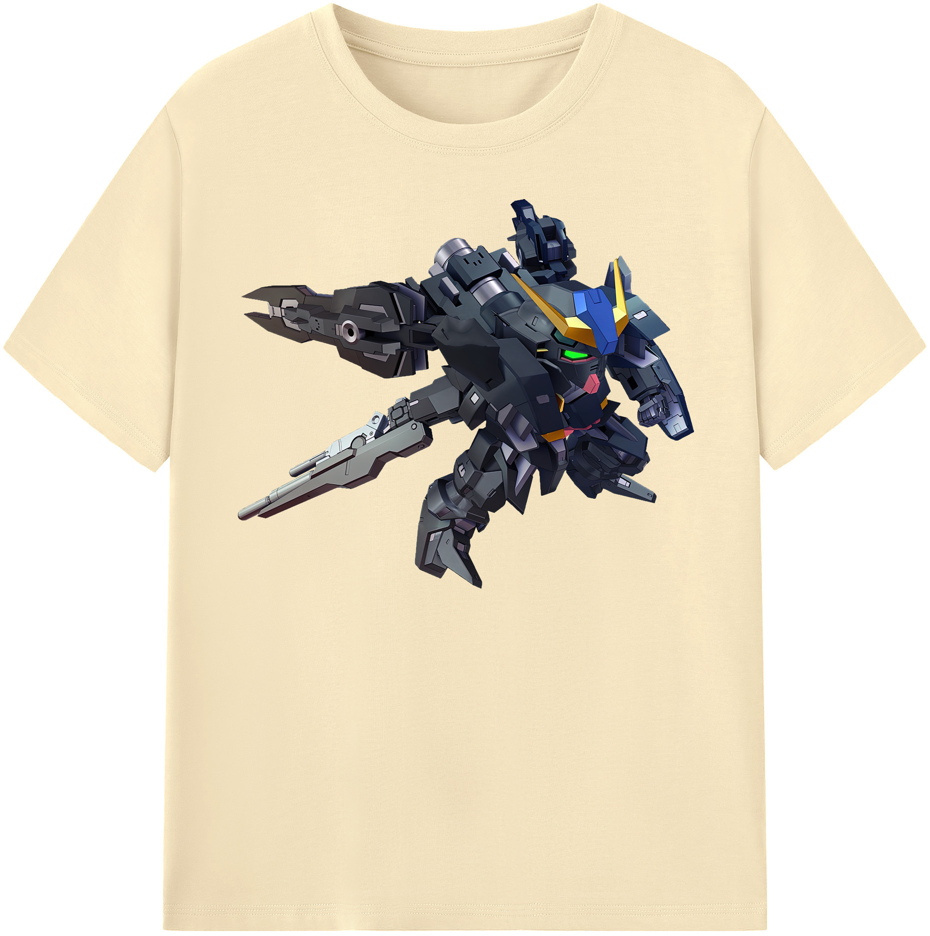 （画像用） 機動戦士ガンダム Mobile Suit Gundam 綿100％半袖Tシャツ（フロントプリント）