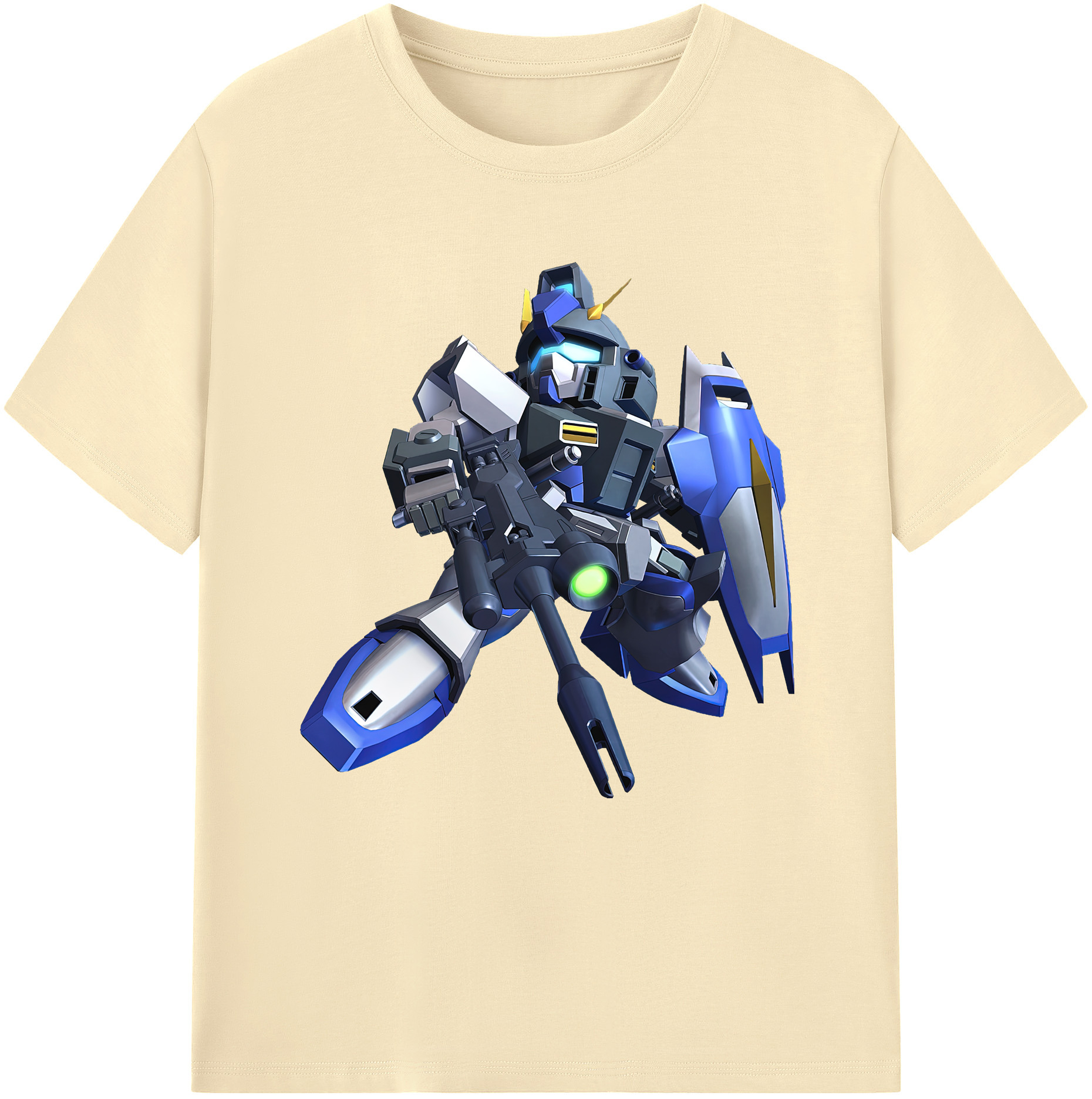 （画像用） 機動戦士ガンダム Mobile Suit Gundam 綿100％半袖Tシャツ（フロントプリント）