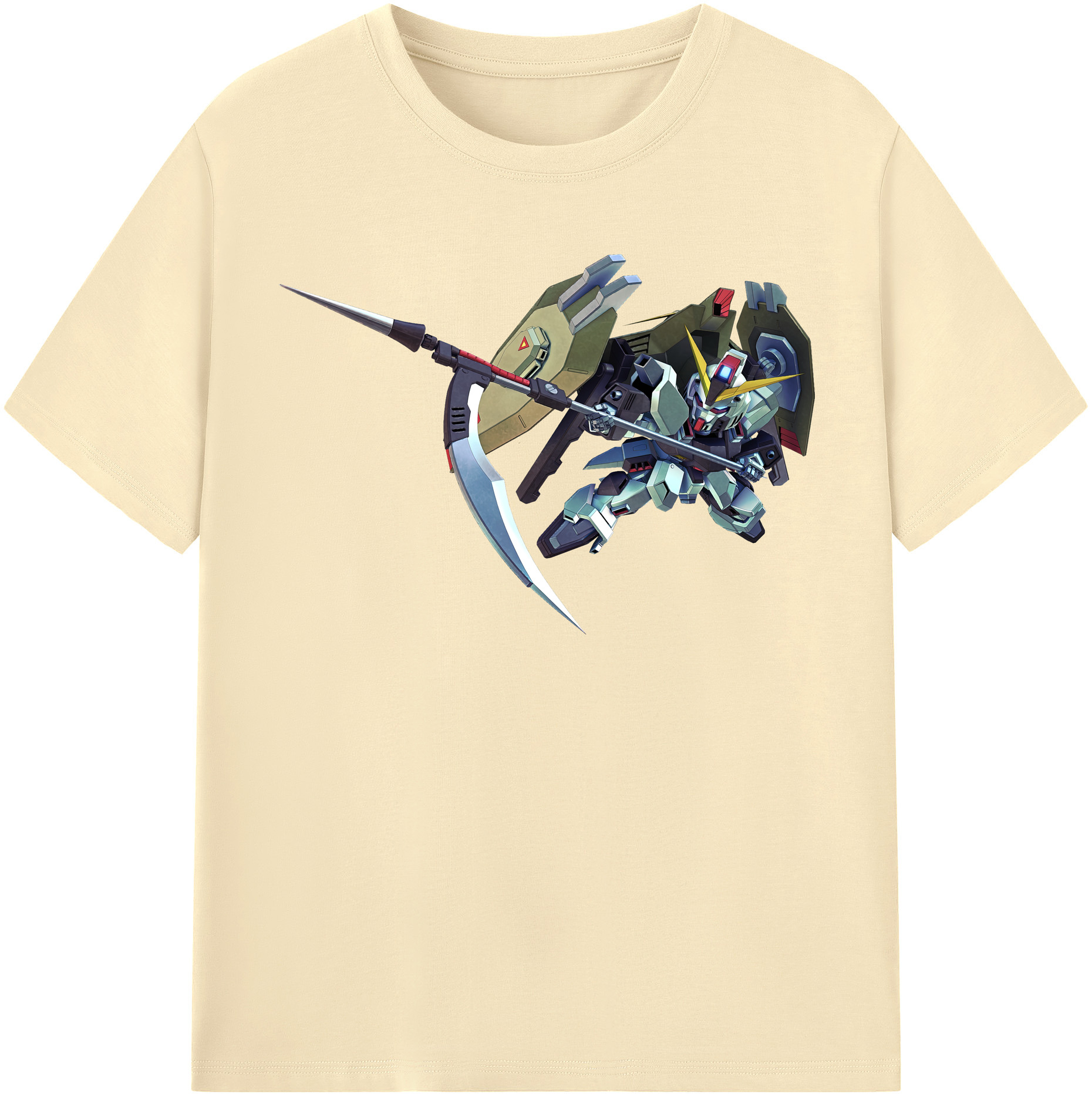 （画像用） 機動戦士ガンダム Mobile Suit Gundam 綿100％半袖Tシャツ（フロントプリント）