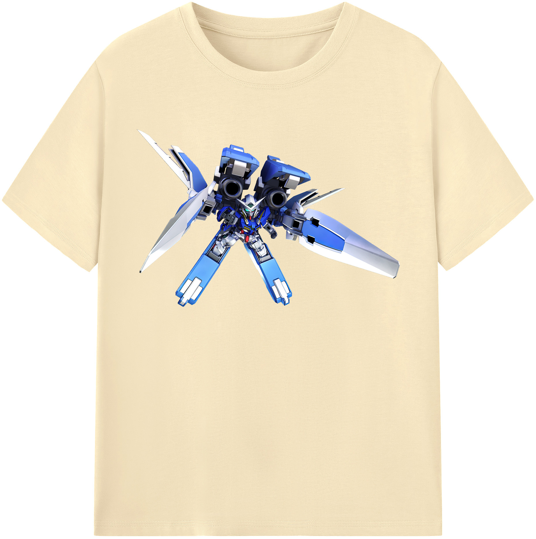 （画像用） 機動戦士ガンダム Mobile Suit Gundam 綿100％半袖Tシャツ（フロントプリント）