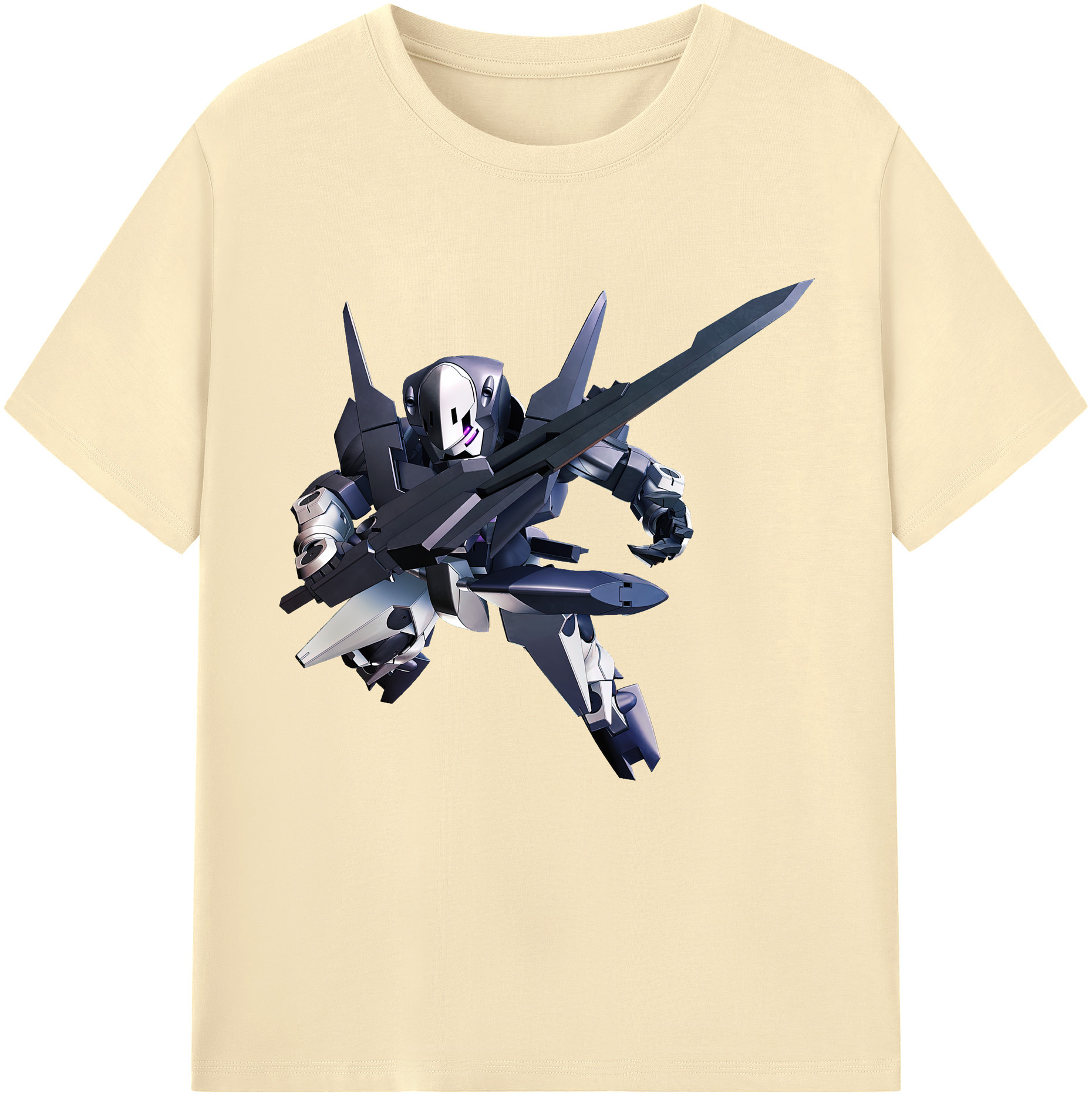 （画像用） 機動戦士ガンダム Mobile Suit Gundam 綿100％半袖Tシャツ（フロントプリント）