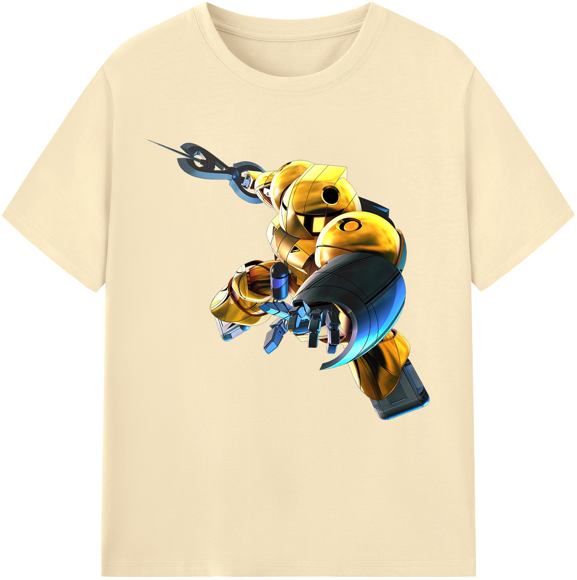 （画像用） 機動戦士ガンダム Mobile Suit Gundam 綿100％半袖Tシャツ（フロントプリント）