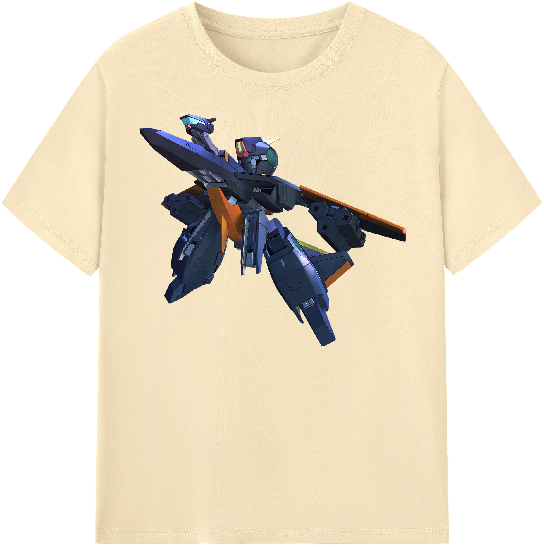 （画像用） 機動戦士ガンダム Mobile Suit Gundam 綿100％半袖Tシャツ（フロントプリント）