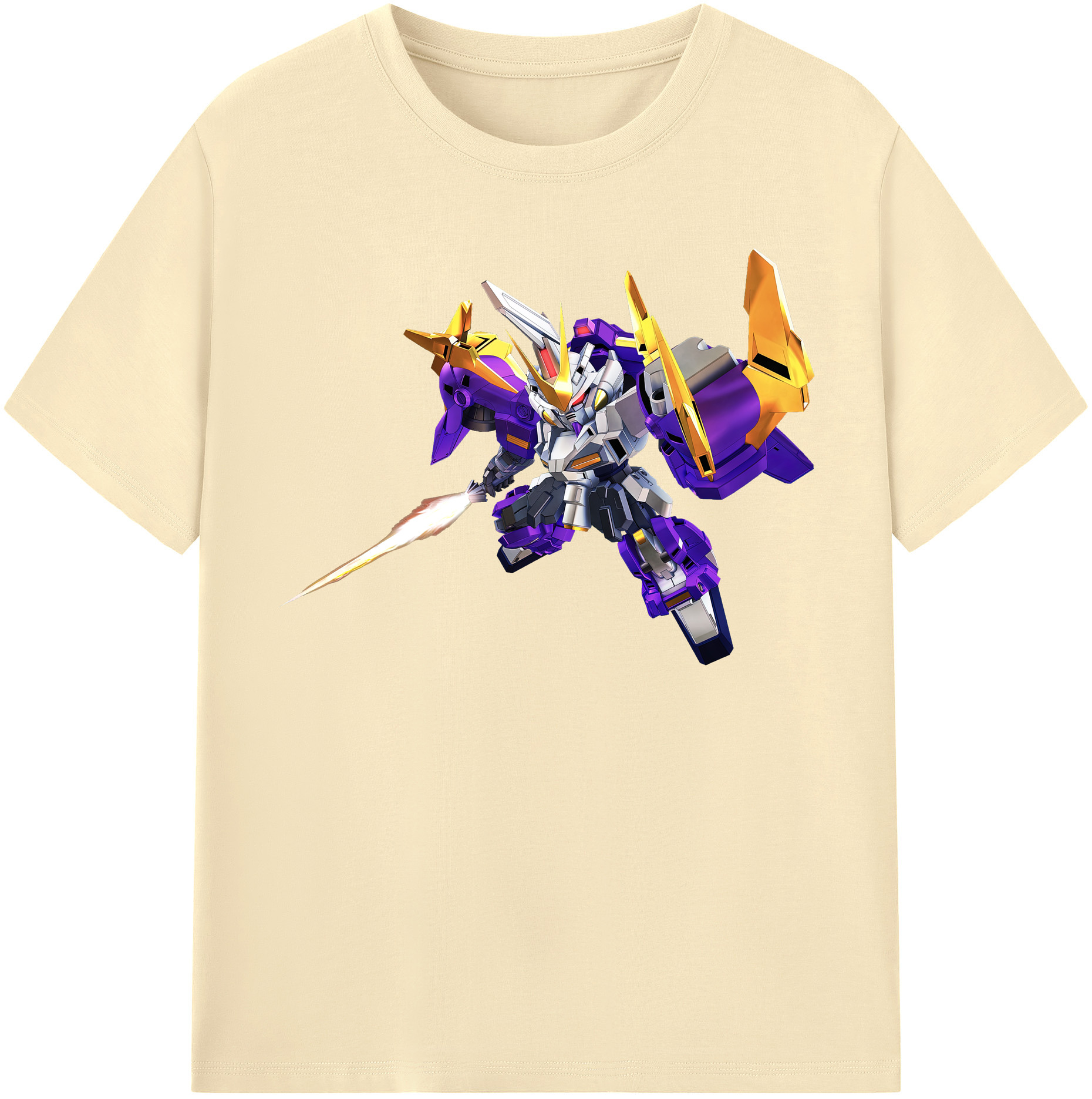 （画像用） 機動戦士ガンダム Mobile Suit Gundam 綿100％半袖Tシャツ（フロントプリント）