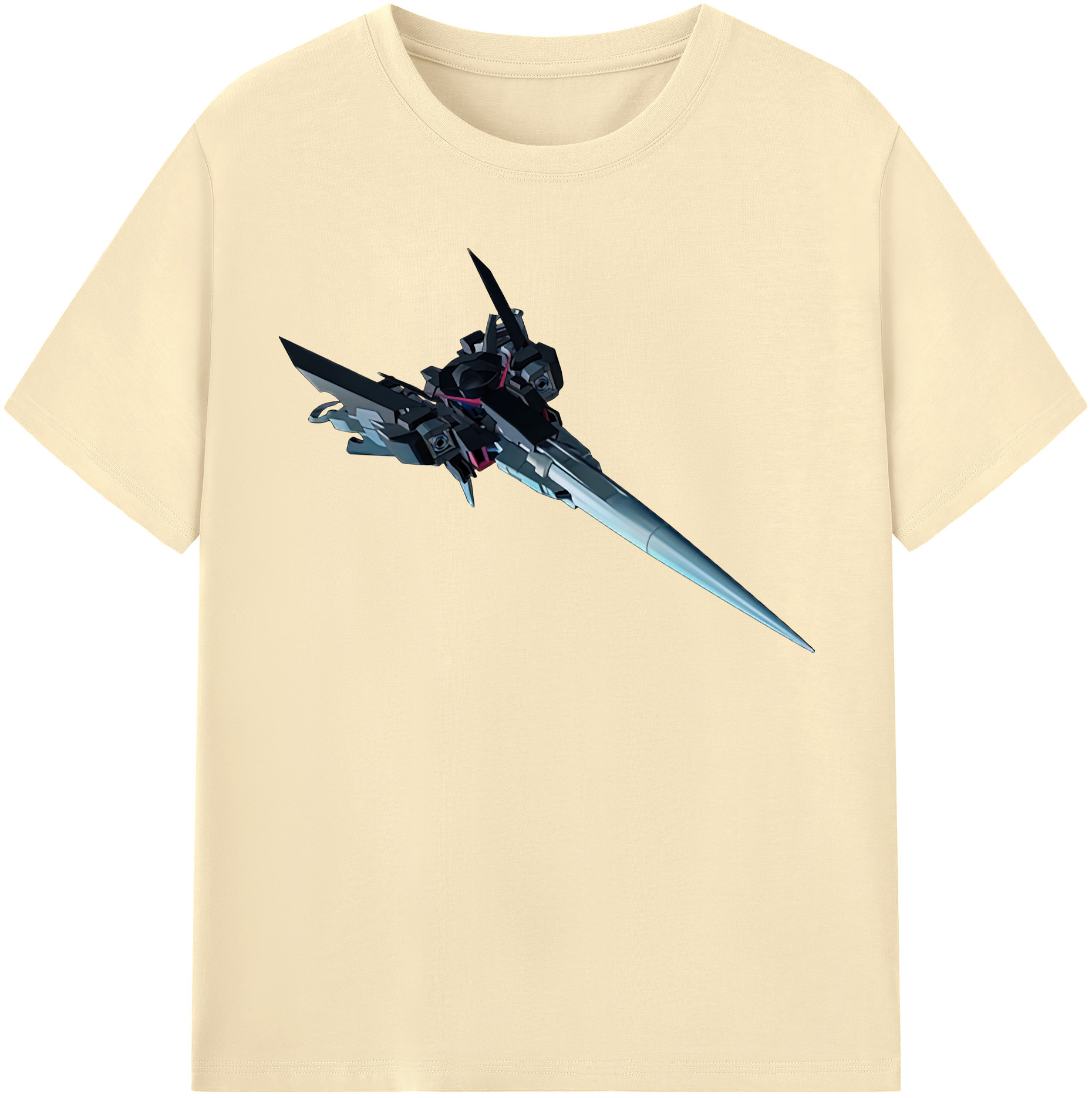 （画像用） 機動戦士ガンダム Mobile Suit Gundam 綿100％半袖Tシャツ（フロントプリント）