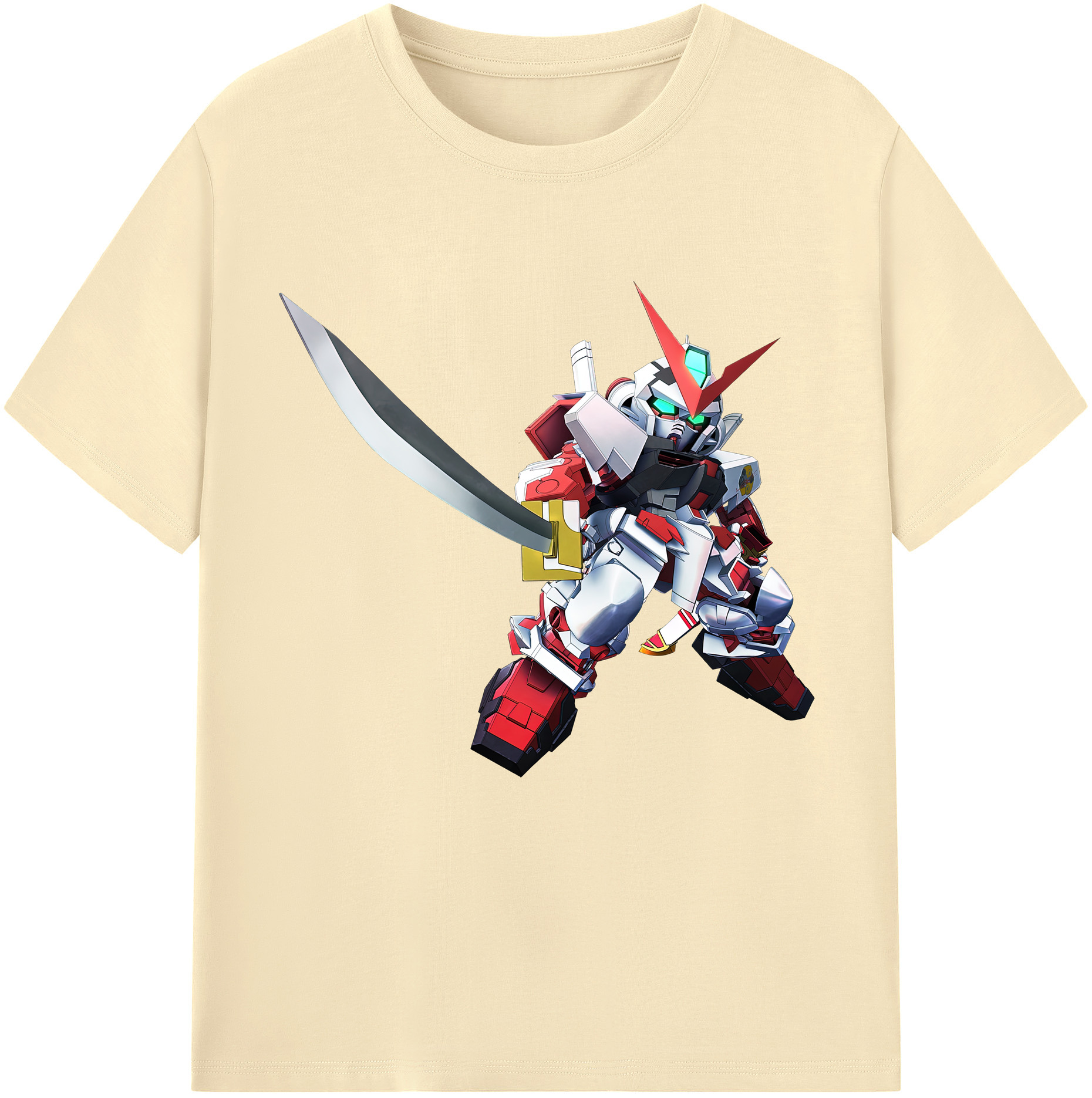 （画像用） 機動戦士ガンダム Mobile Suit Gundam 綿100％半袖Tシャツ（フロントプリント）