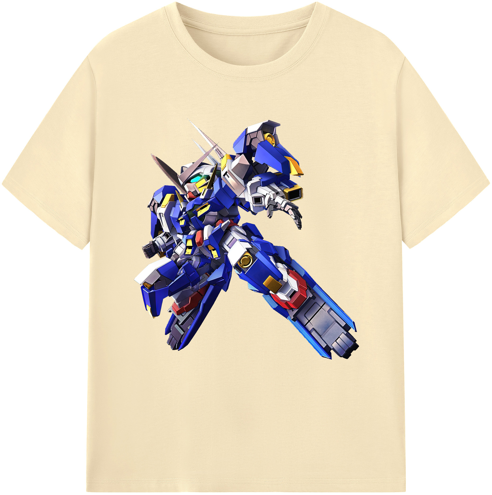 （画像用） 機動戦士ガンダム Mobile Suit Gundam 綿100％半袖Tシャツ（フロントプリント）