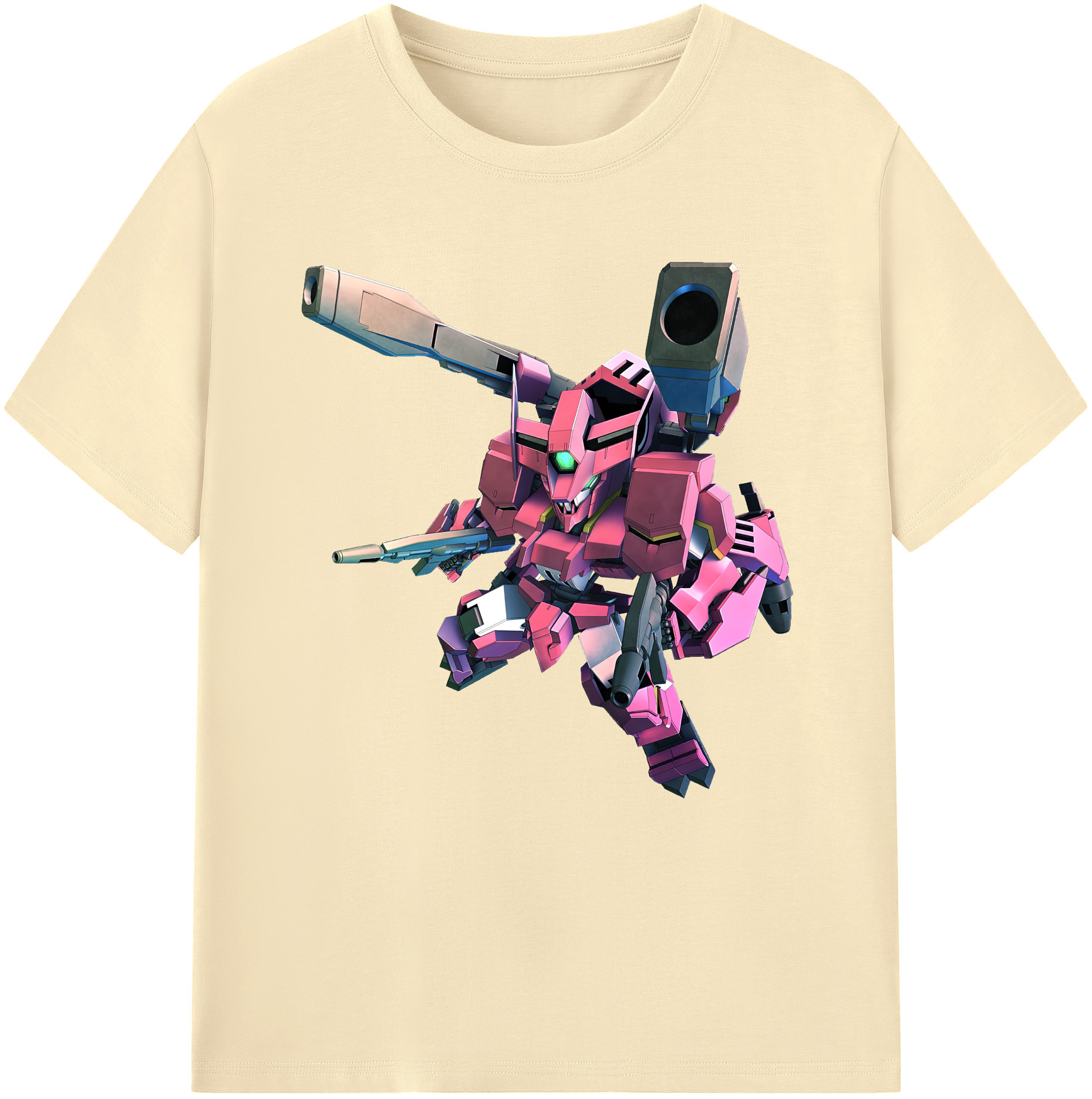 （画像用） 機動戦士ガンダム Mobile Suit Gundam 綿100％半袖Tシャツ（フロントプリント）