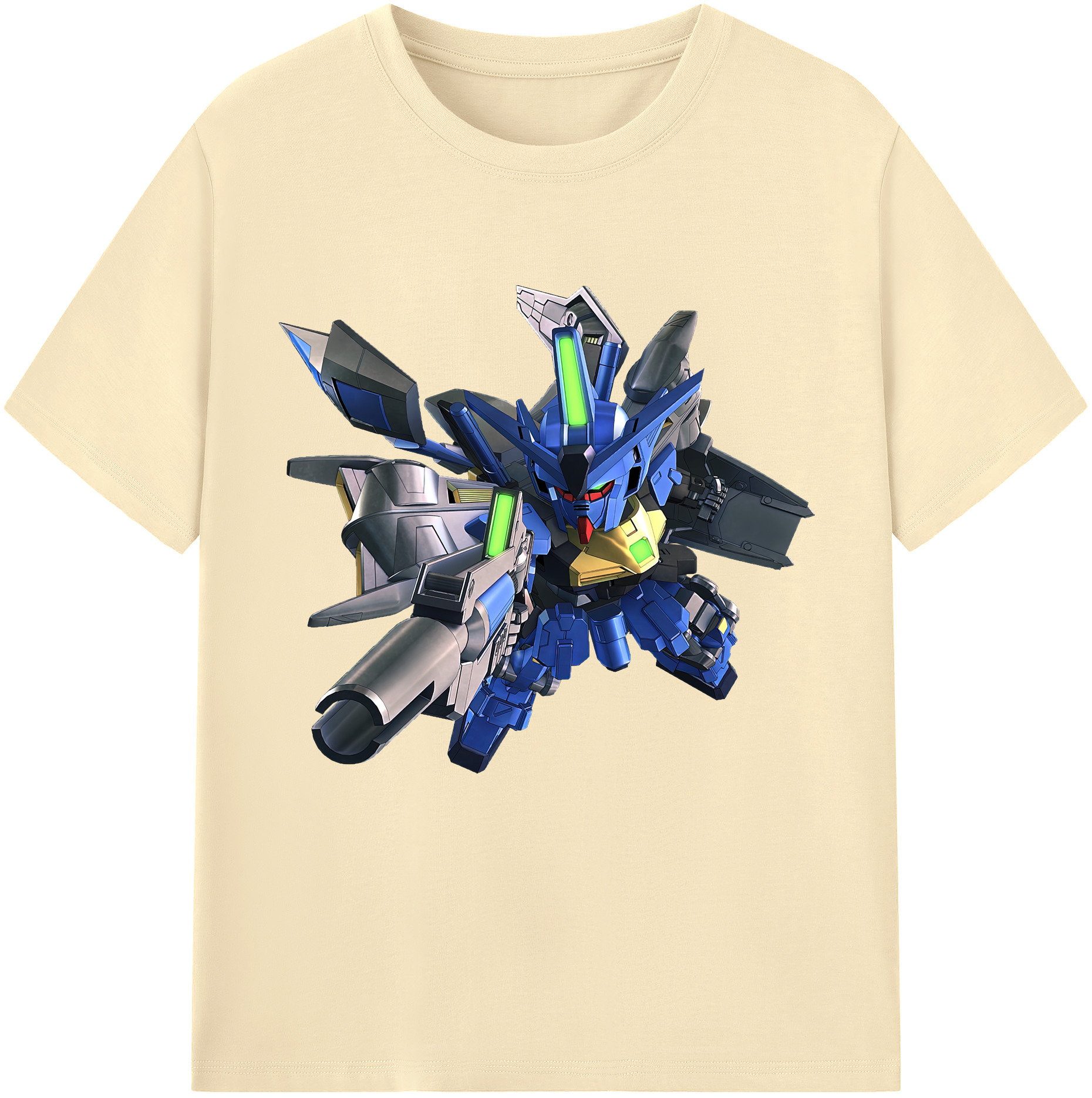 （画像用） 機動戦士ガンダム Mobile Suit Gundam 綿100％半袖Tシャツ（フロントプリント）