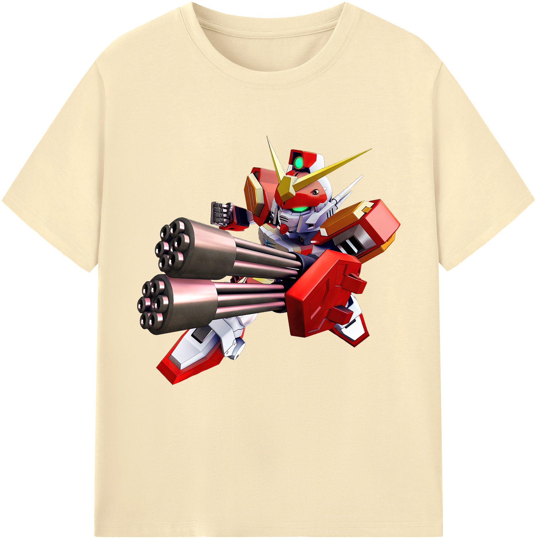 （画像用） 機動戦士ガンダム Mobile Suit Gundam 綿100％半袖Tシャツ（フロントプリント）