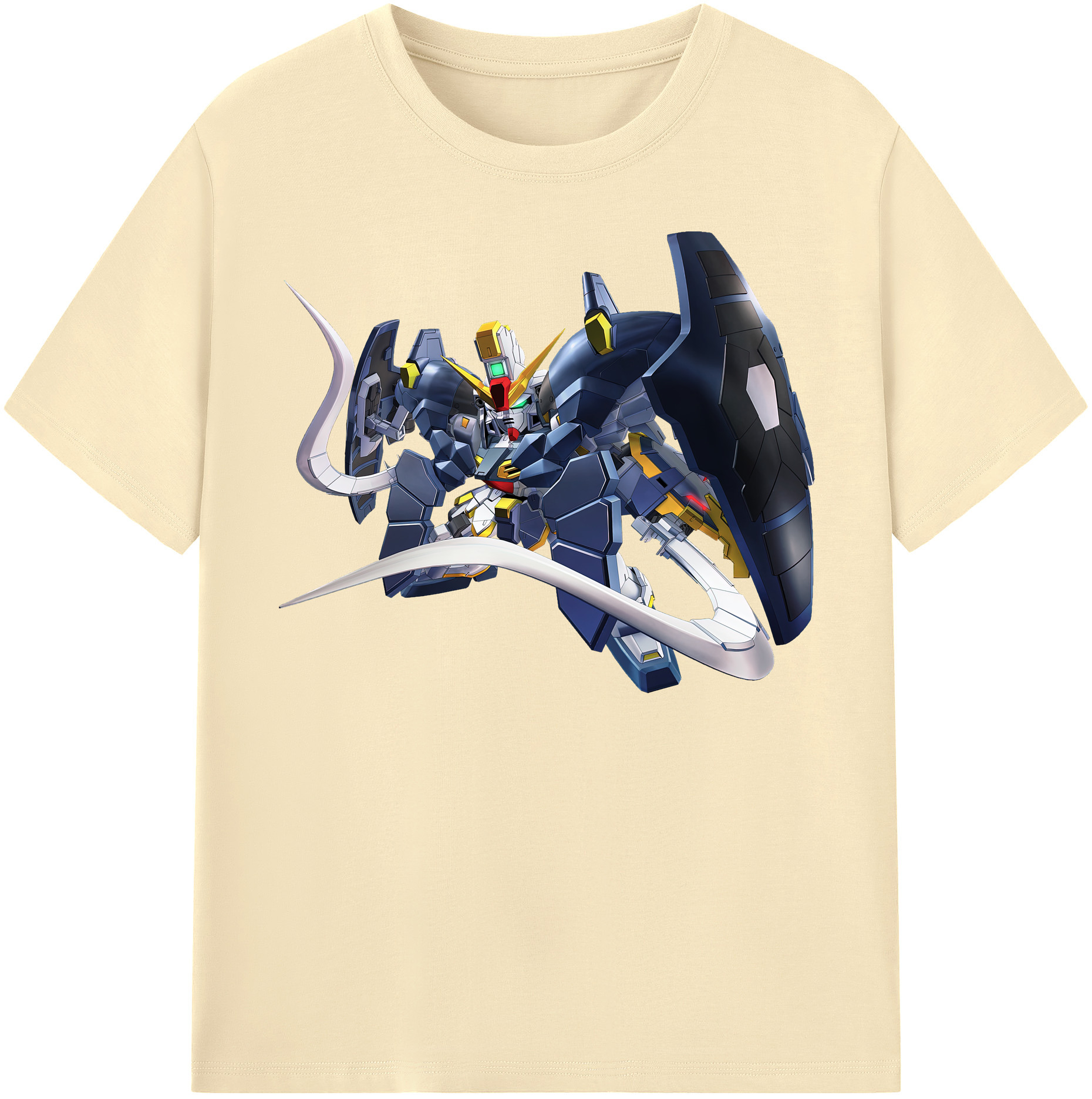 （画像用） 機動戦士ガンダム Mobile Suit Gundam 綿100％半袖Tシャツ（フロントプリント）