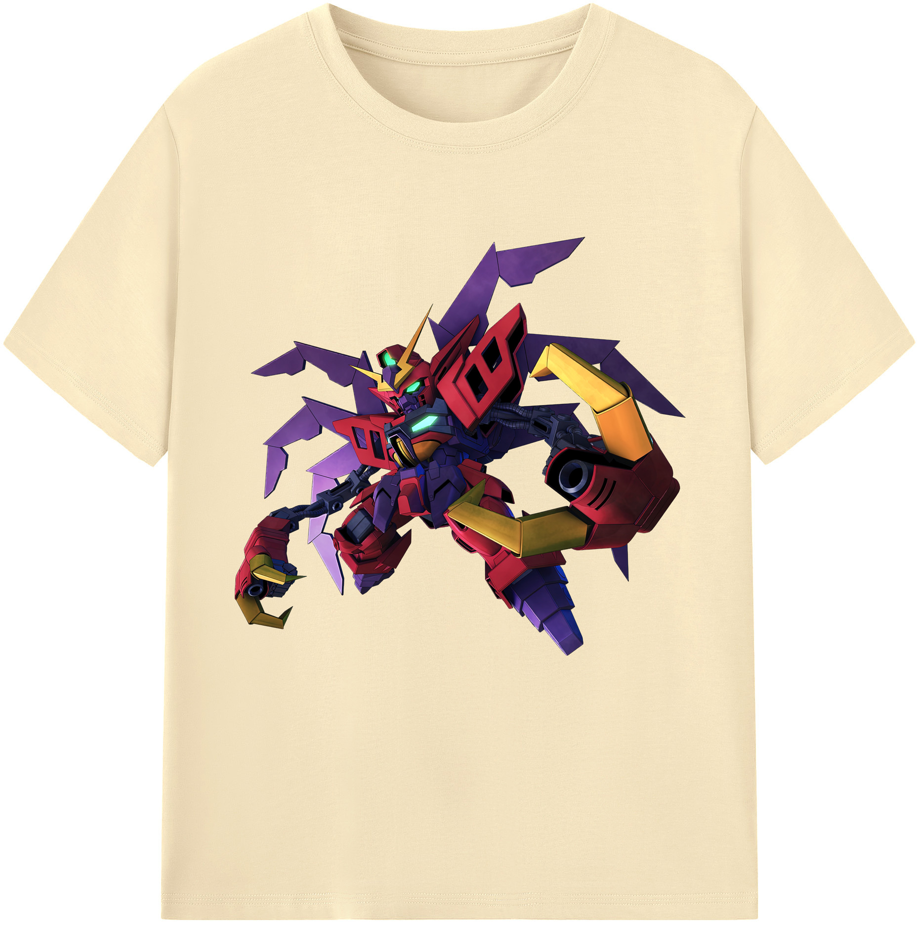 （画像用） 機動戦士ガンダム Mobile Suit Gundam 綿100％半袖Tシャツ（フロントプリント）
