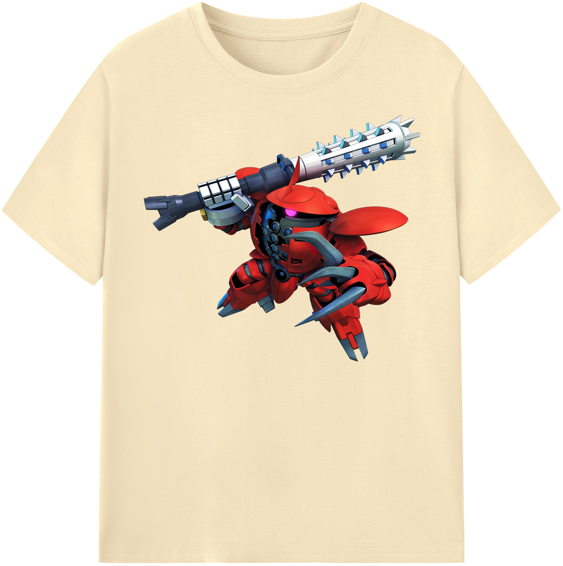 （画像用） 機動戦士ガンダム Mobile Suit Gundam 綿100％半袖Tシャツ（フロントプリント）