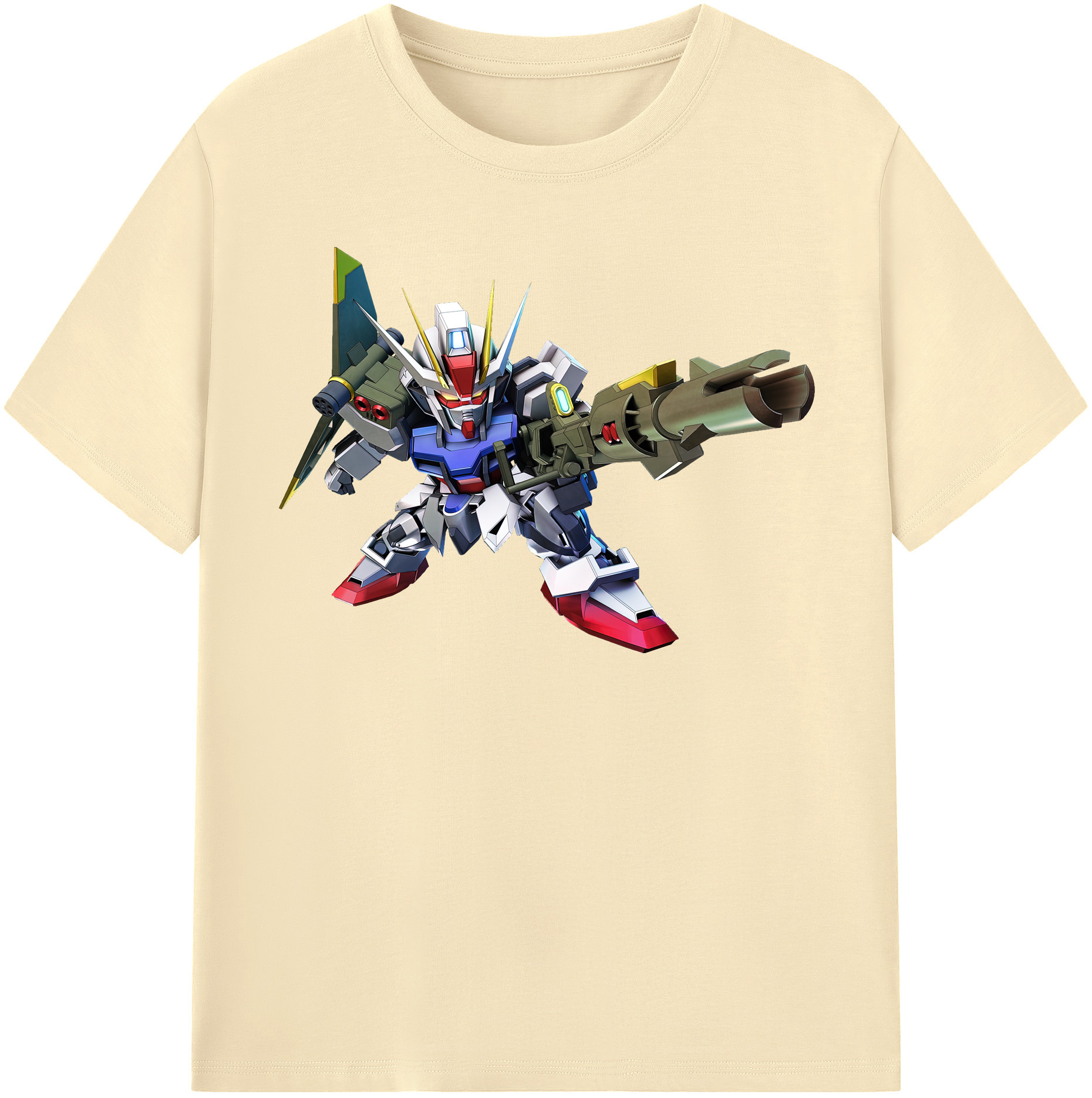 （画像用） 機動戦士ガンダム Mobile Suit Gundam 綿100％半袖Tシャツ（フロントプリント）