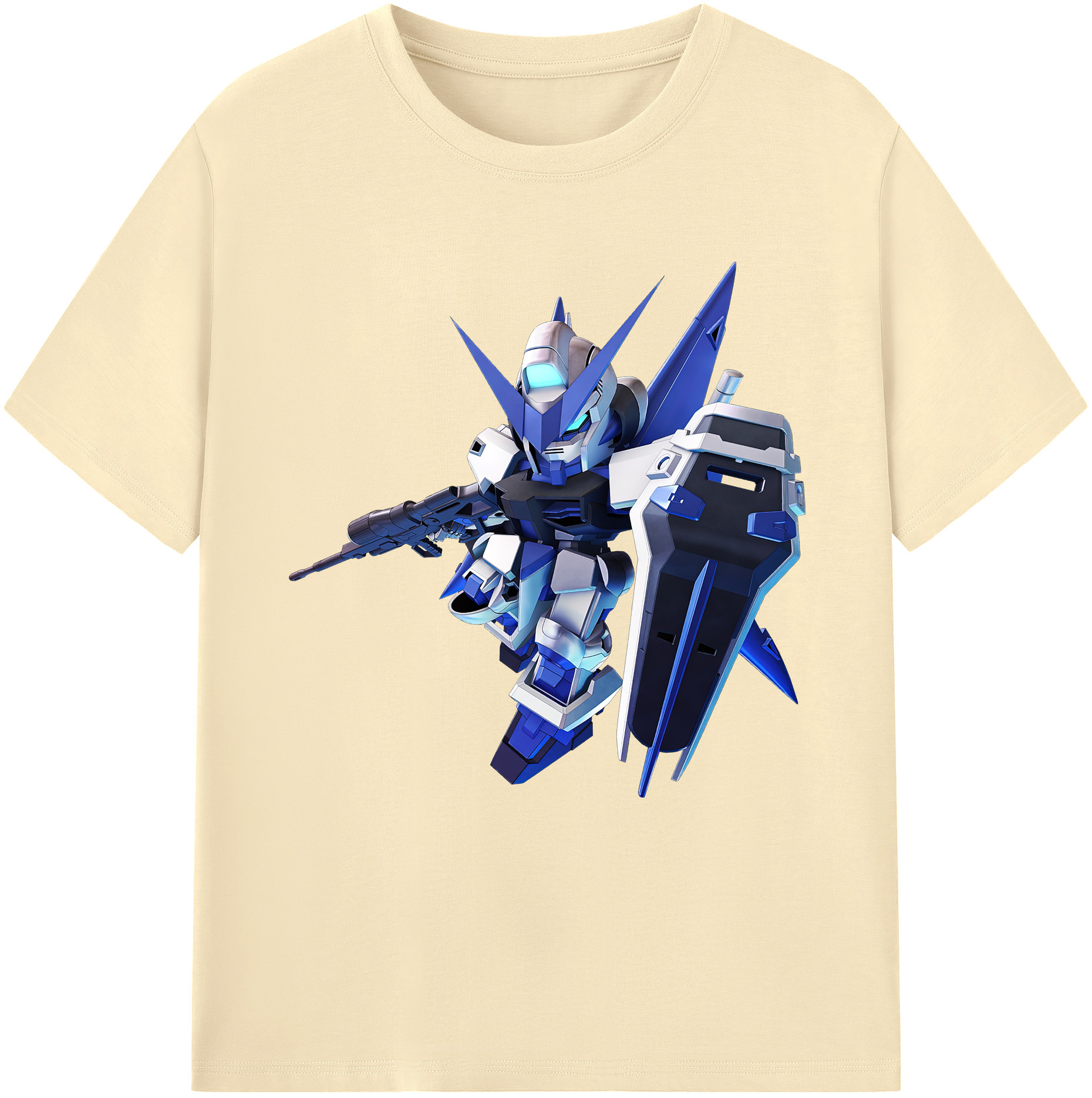 （画像用） 機動戦士ガンダム Mobile Suit Gundam 綿100％半袖Tシャツ（フロントプリント）