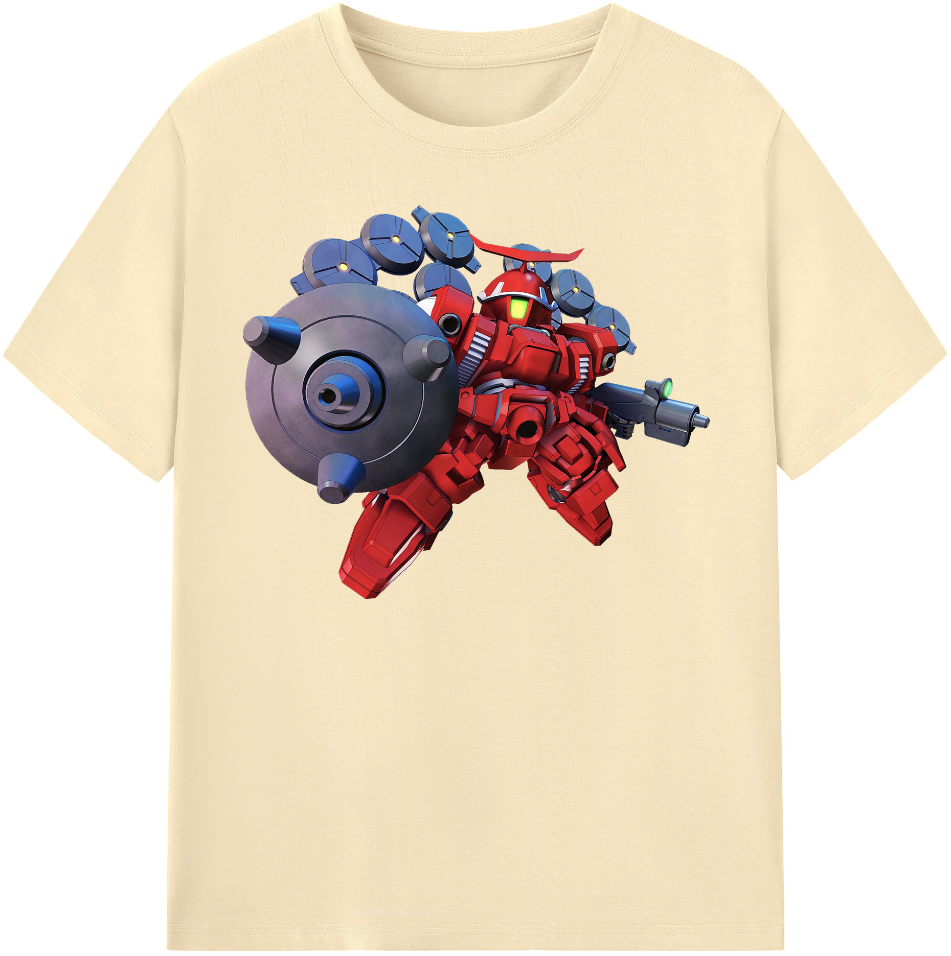 （画像用） 機動戦士ガンダム Mobile Suit Gundam 綿100％半袖Tシャツ（フロントプリント）