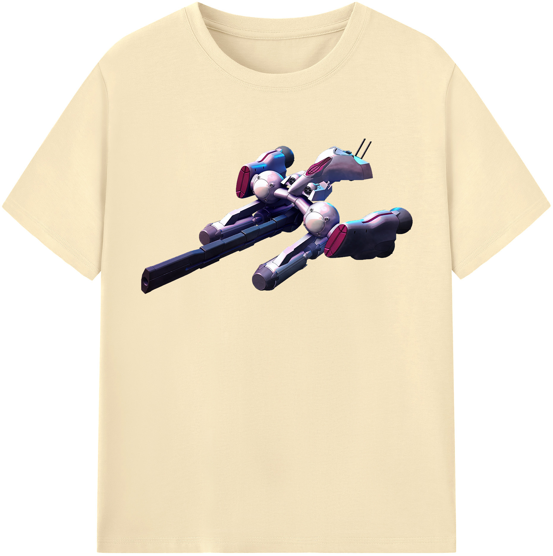 （画像用） 機動戦士ガンダム Mobile Suit Gundam 綿100％半袖Tシャツ（フロントプリント）