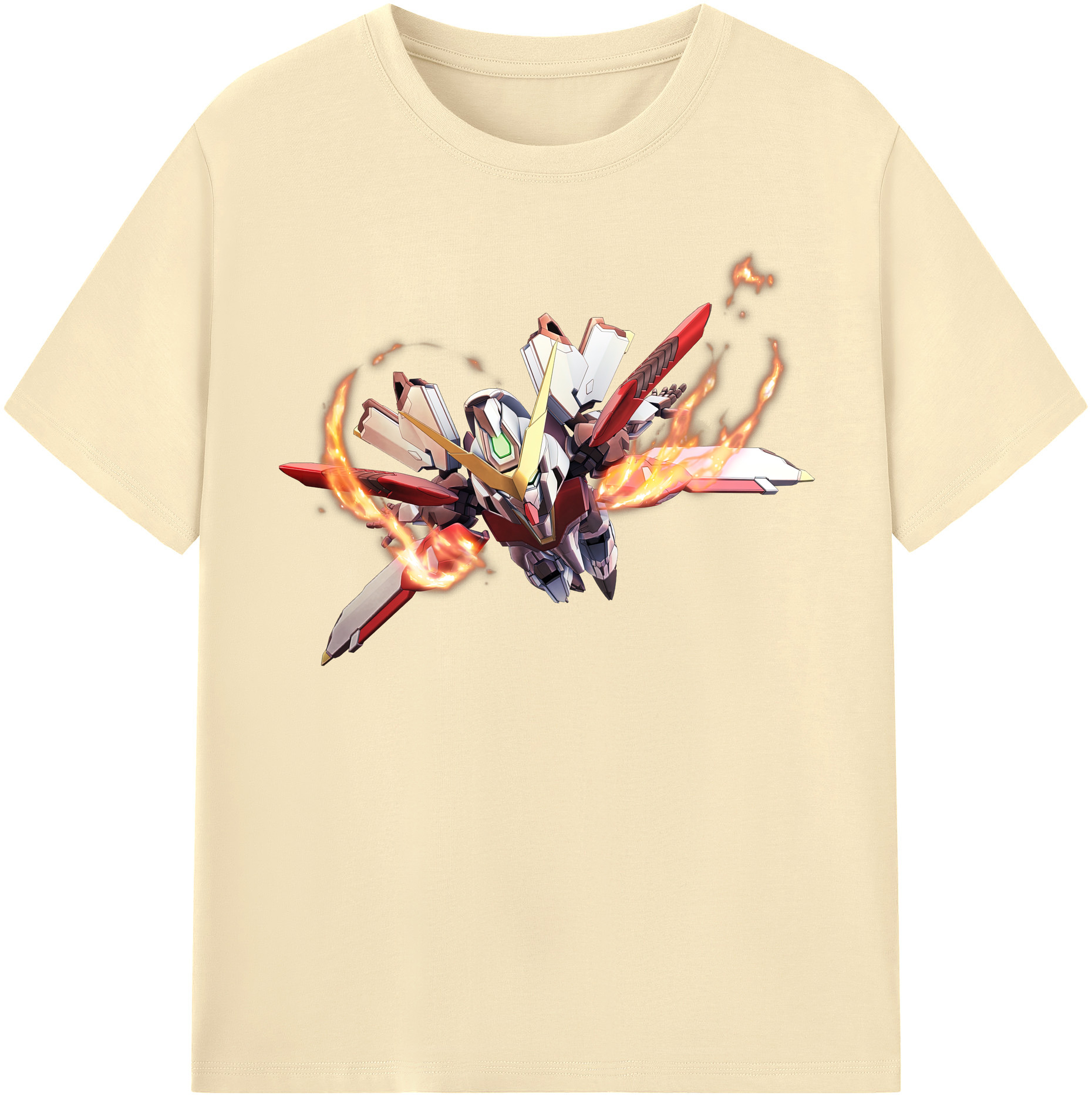 （画像用） 機動戦士ガンダム Mobile Suit Gundam 綿100％半袖Tシャツ（フロントプリント）