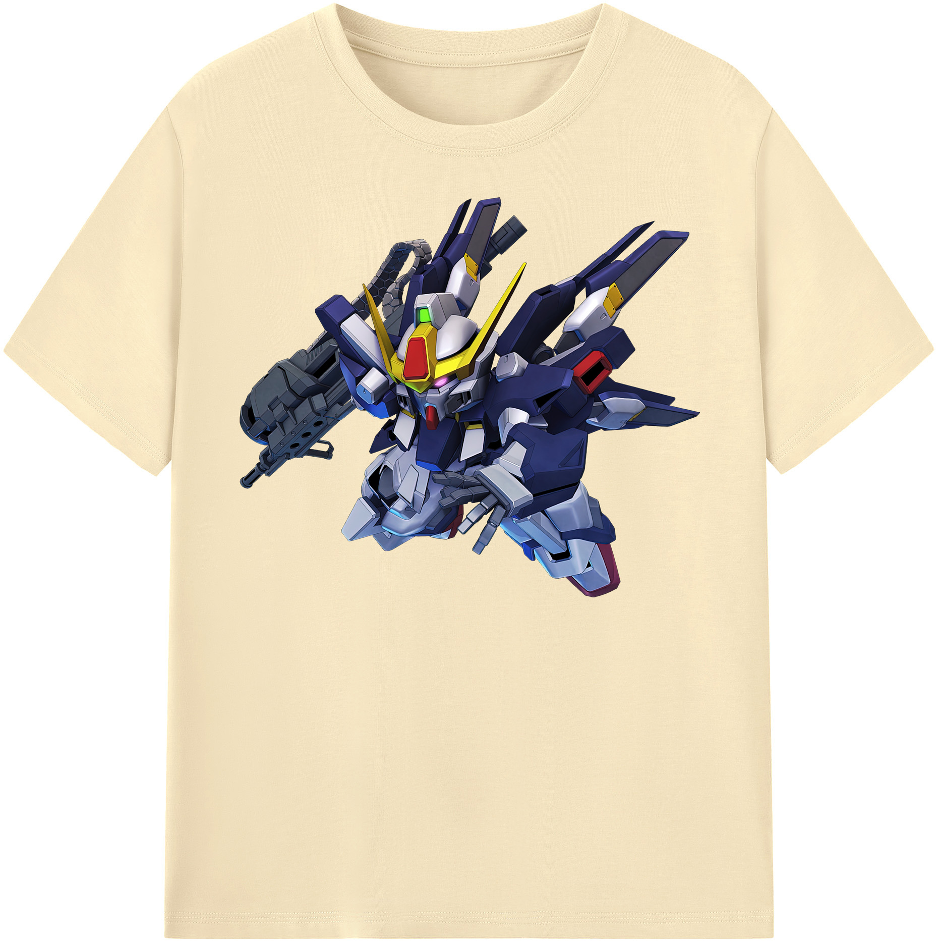 （画像用） 機動戦士ガンダム Mobile Suit Gundam 綿100％半袖Tシャツ（フロントプリント）
