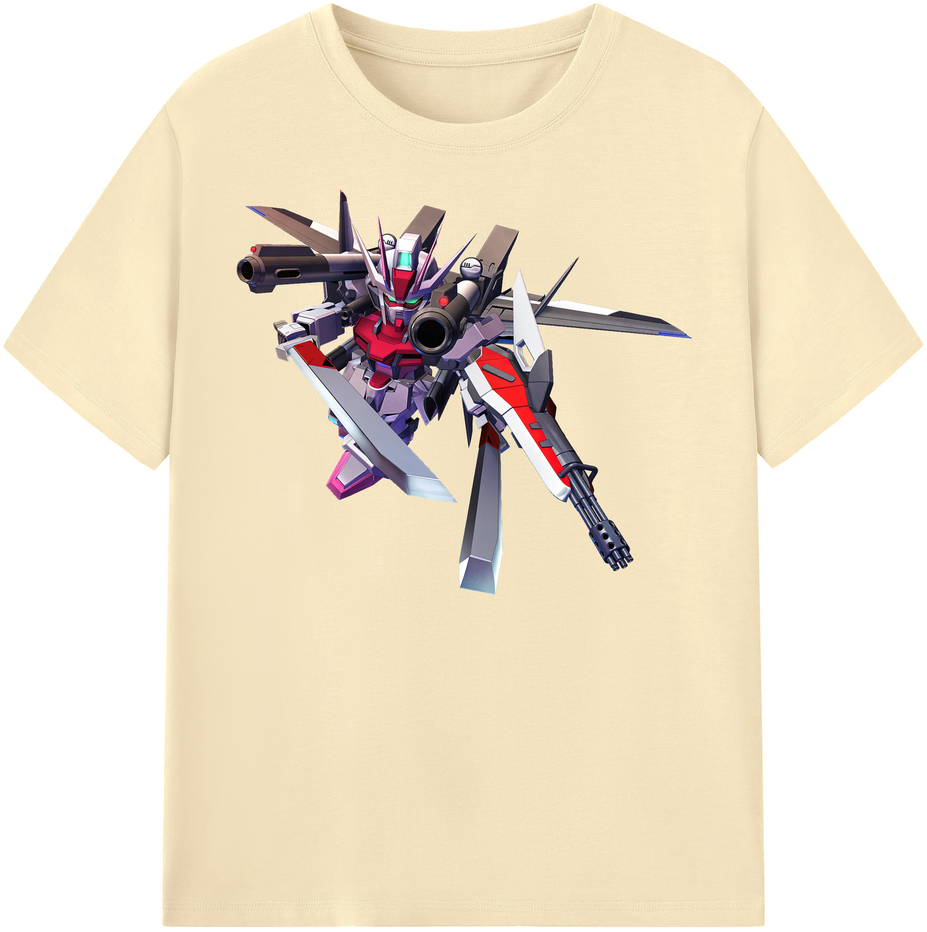 （画像用） 機動戦士ガンダム Mobile Suit Gundam 綿100％半袖Tシャツ（フロントプリント）