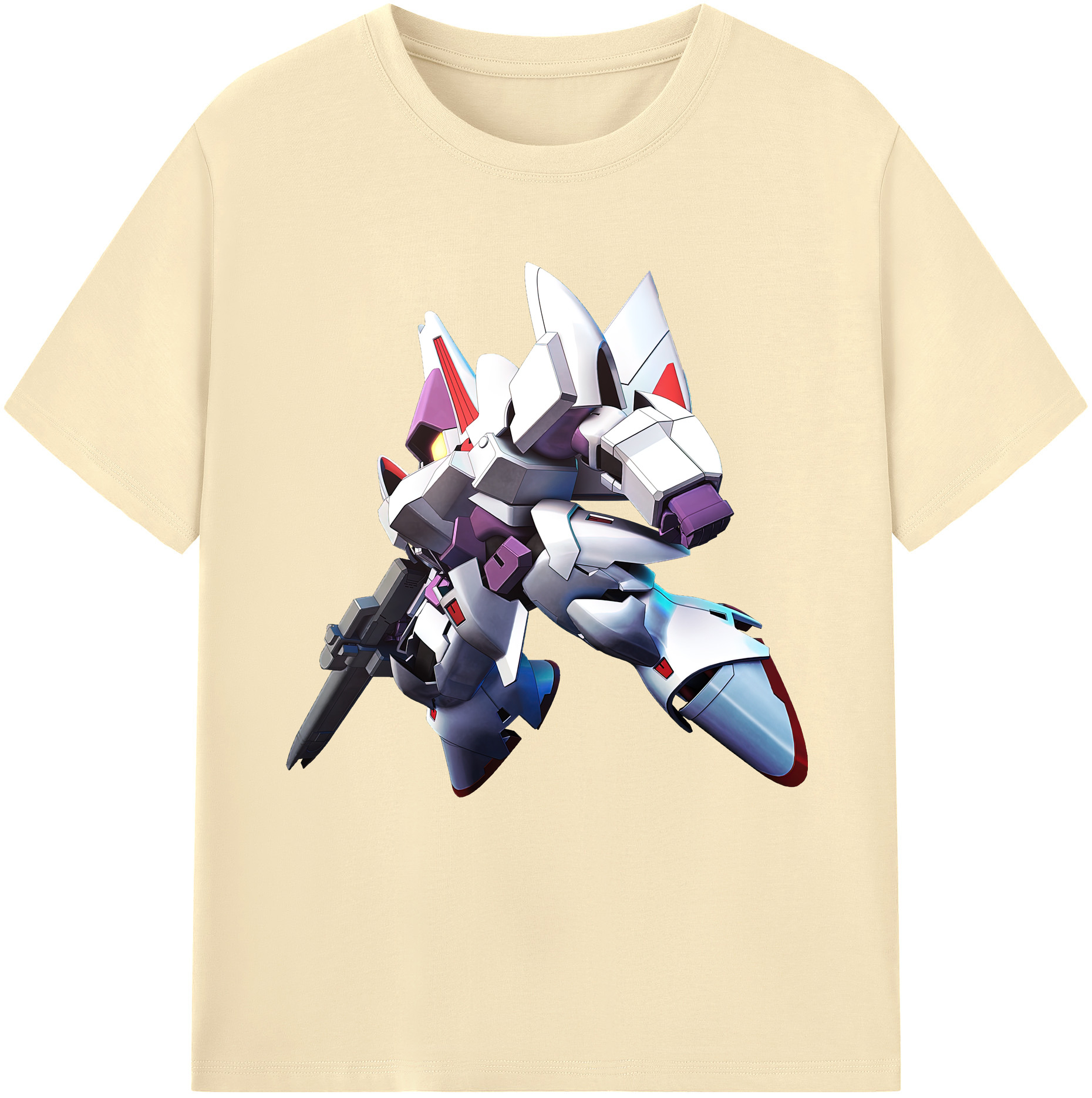 （画像用） 機動戦士ガンダム Mobile Suit Gundam 綿100％半袖Tシャツ（フロントプリント）