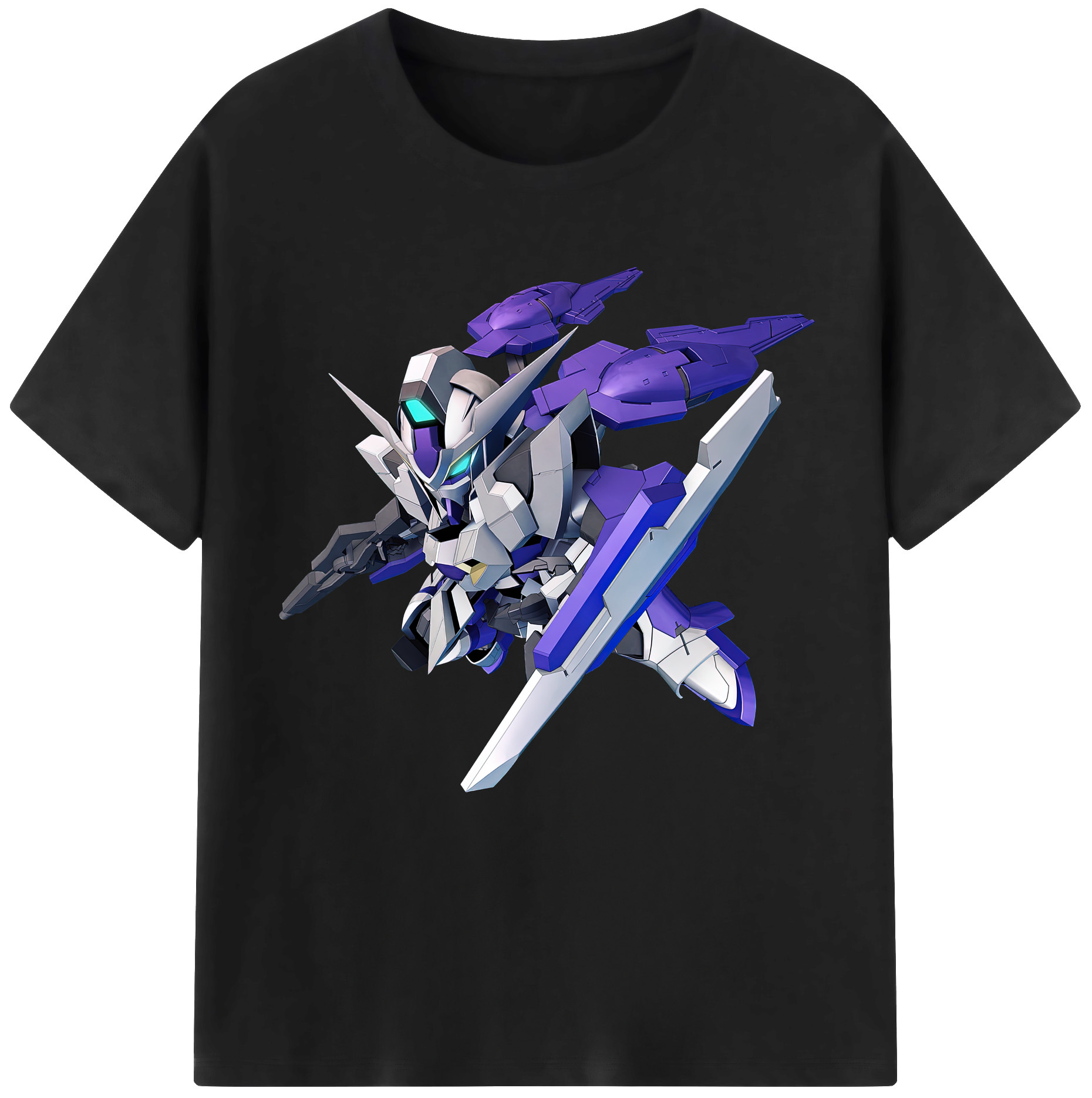 （画像用） 機動戦士ガンダム Mobile Suit Gundam 綿100％半袖Tシャツ（フロントプリント）