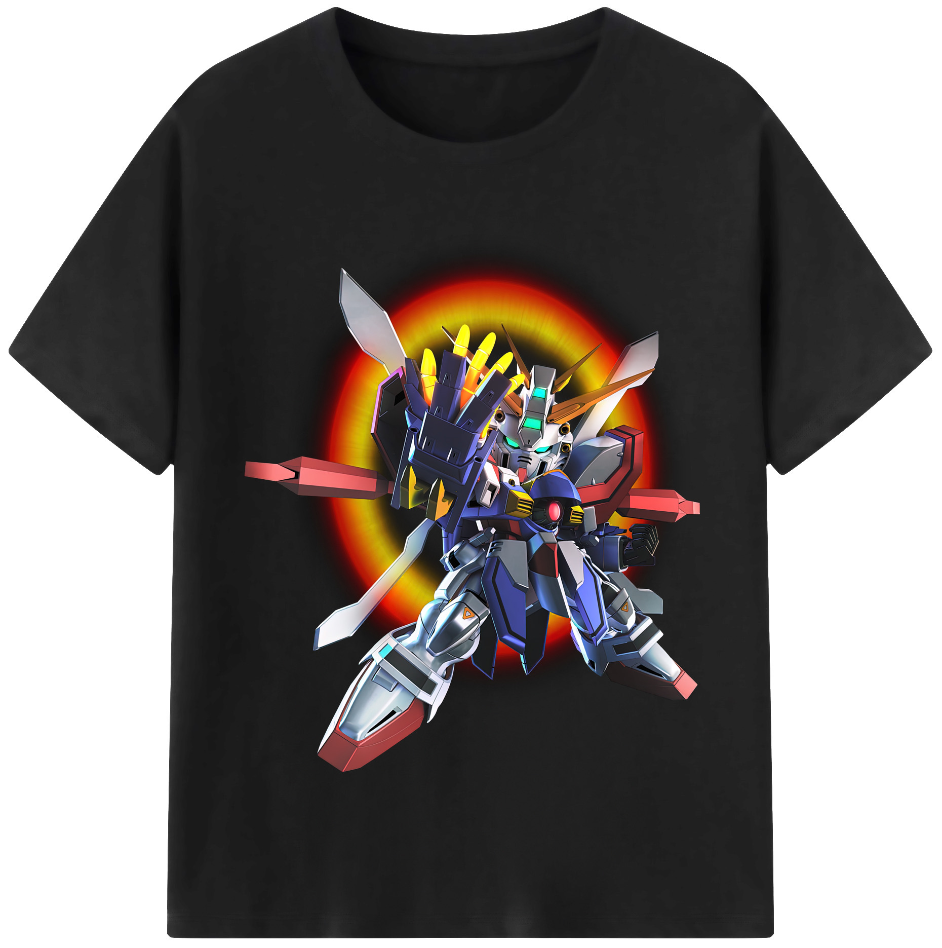 （画像用） 機動戦士ガンダム Mobile Suit Gundam 綿100％半袖Tシャツ（フロントプリント）