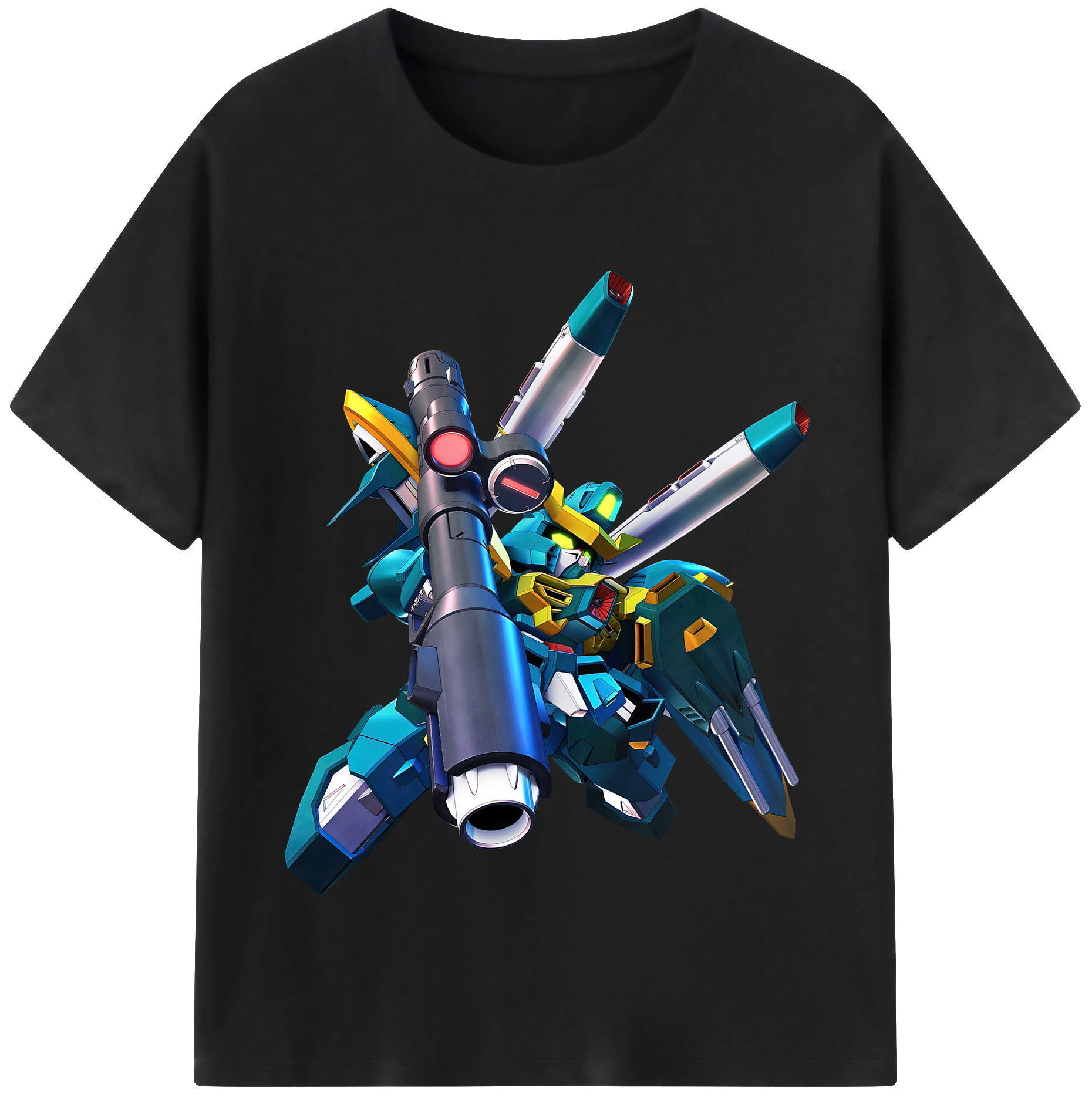（画像用） 機動戦士ガンダム Mobile Suit Gundam 綿100％半袖Tシャツ（フロントプリント）