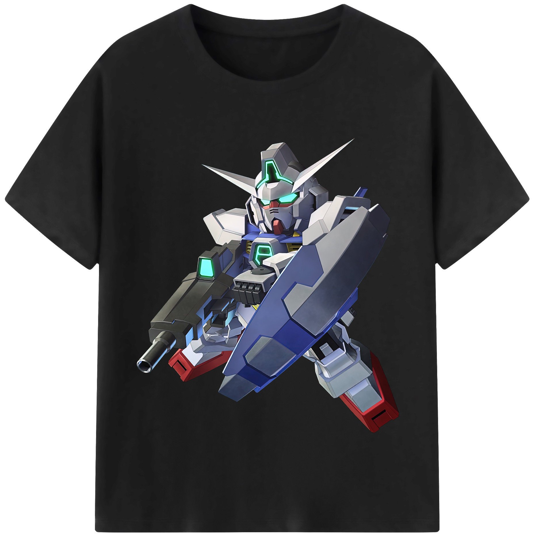 （画像用） 機動戦士ガンダム Mobile Suit Gundam 綿100％半袖Tシャツ（フロントプリント）