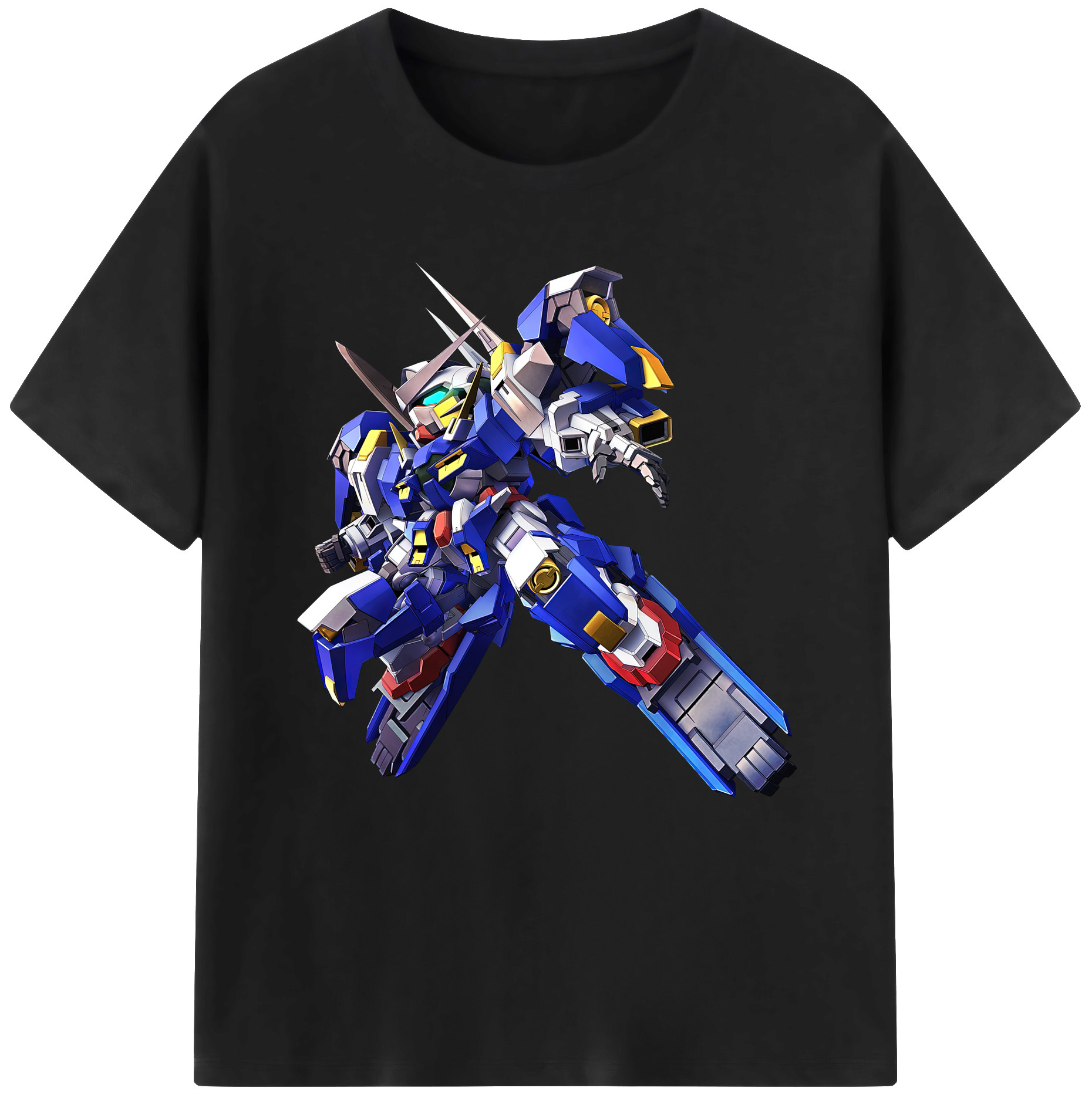 （画像用） 機動戦士ガンダム Mobile Suit Gundam 綿100％半袖Tシャツ（フロントプリント）