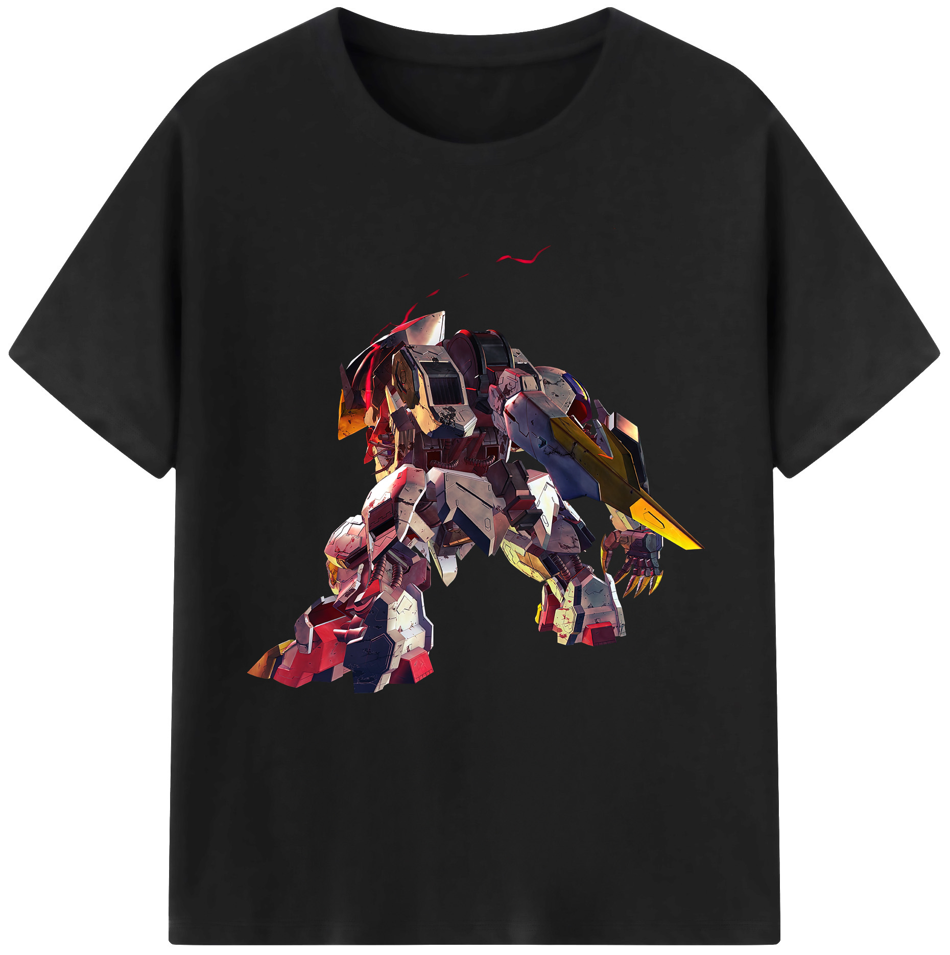 （画像用） 機動戦士ガンダム Mobile Suit Gundam 綿100％半袖Tシャツ（フロントプリント）