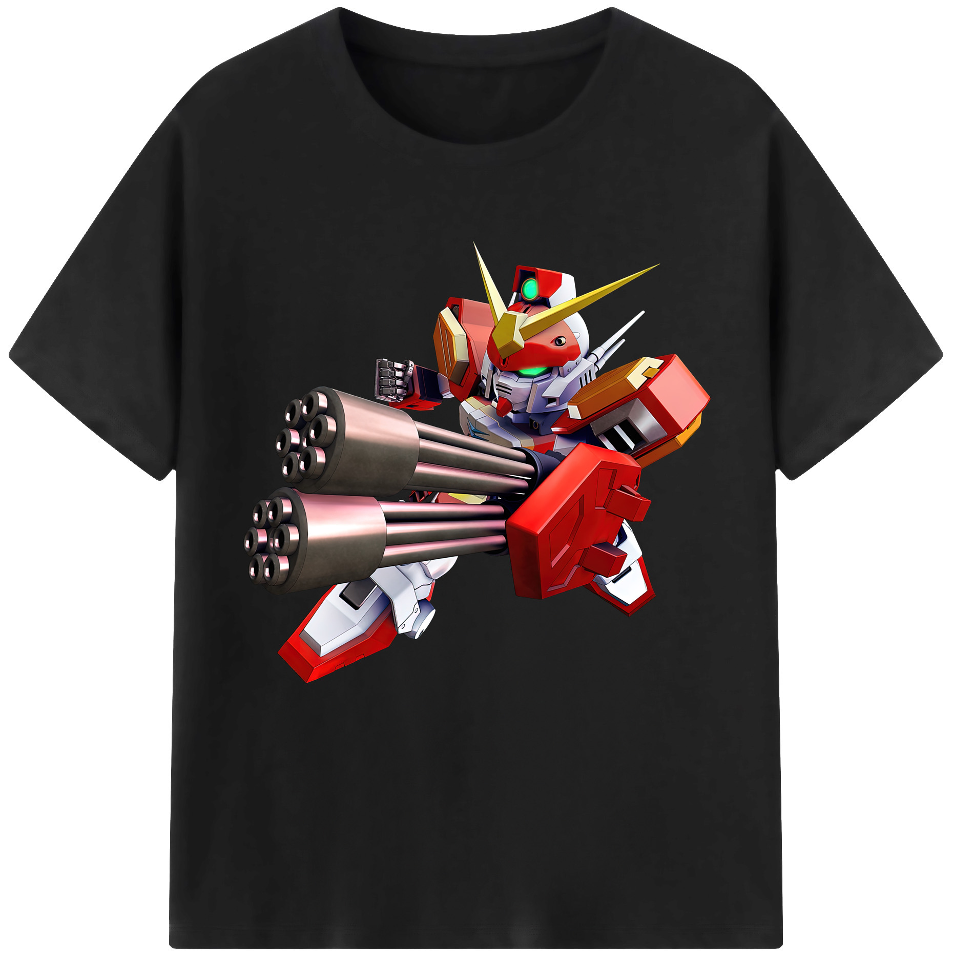 （画像用） 機動戦士ガンダム Mobile Suit Gundam 綿100％半袖Tシャツ（フロントプリント）