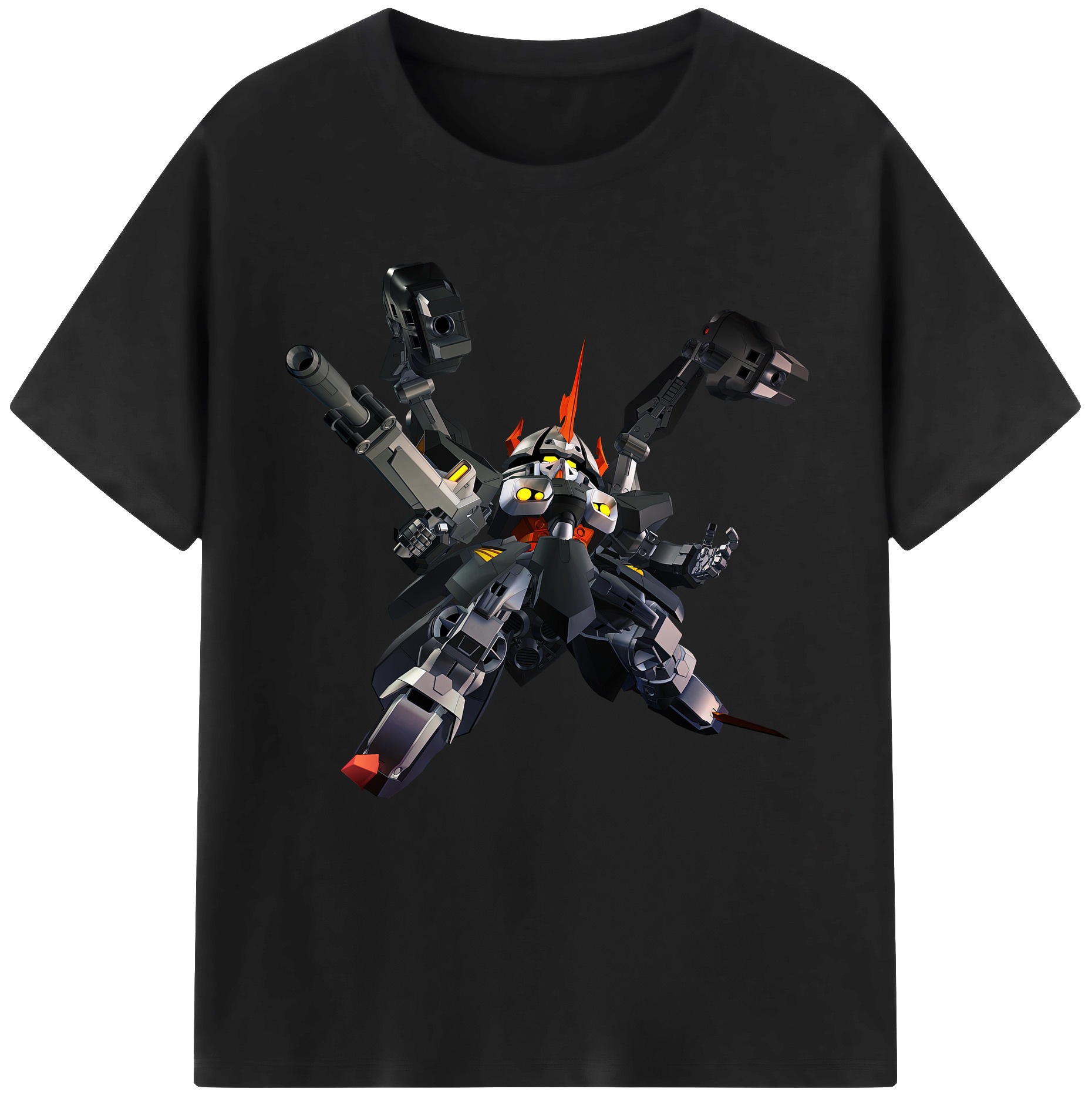 （画像用） 機動戦士ガンダム Mobile Suit Gundam 綿100％半袖Tシャツ（フロントプリント）