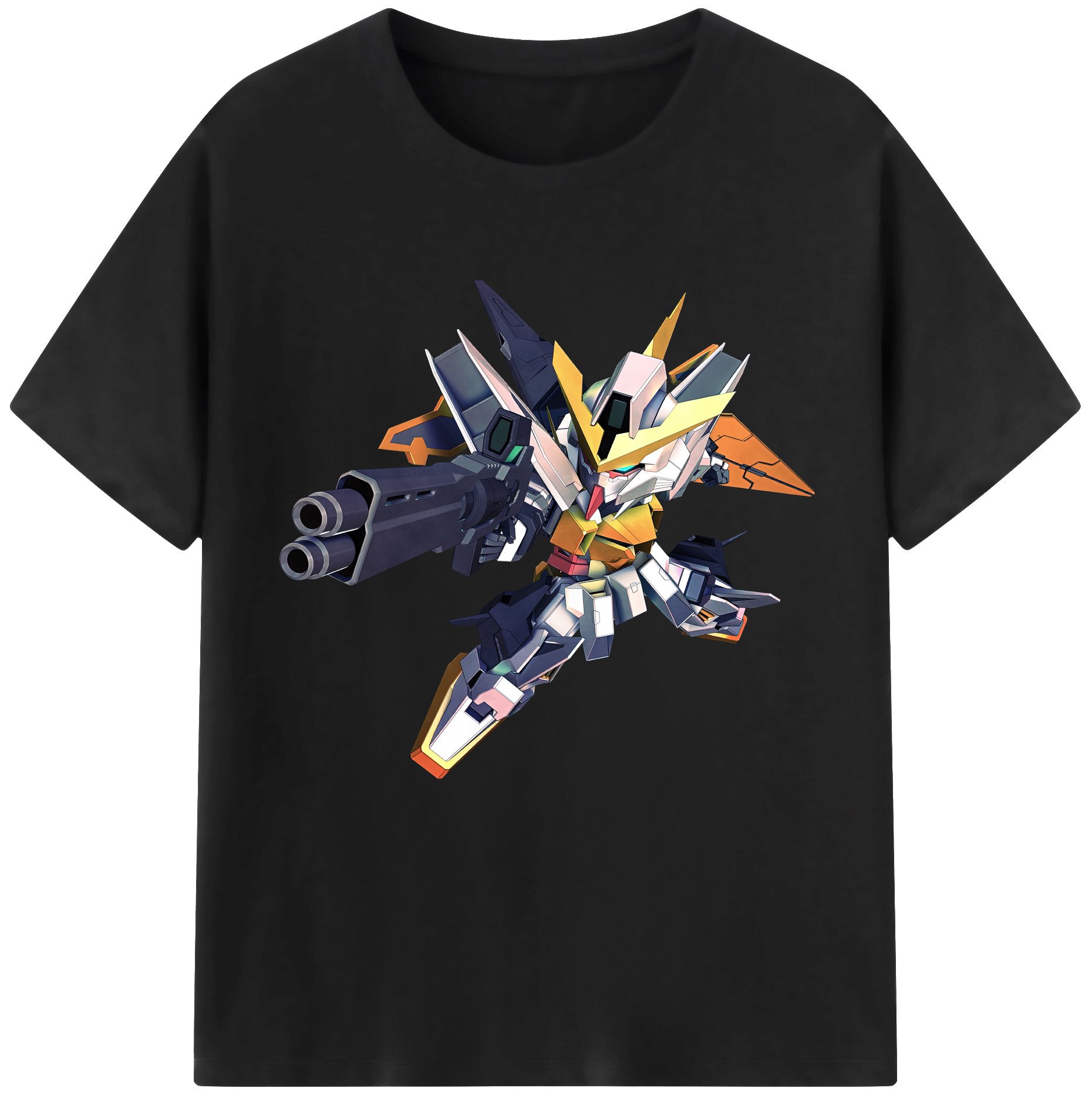 （画像用） 機動戦士ガンダム Mobile Suit Gundam 綿100％半袖Tシャツ（フロントプリント）