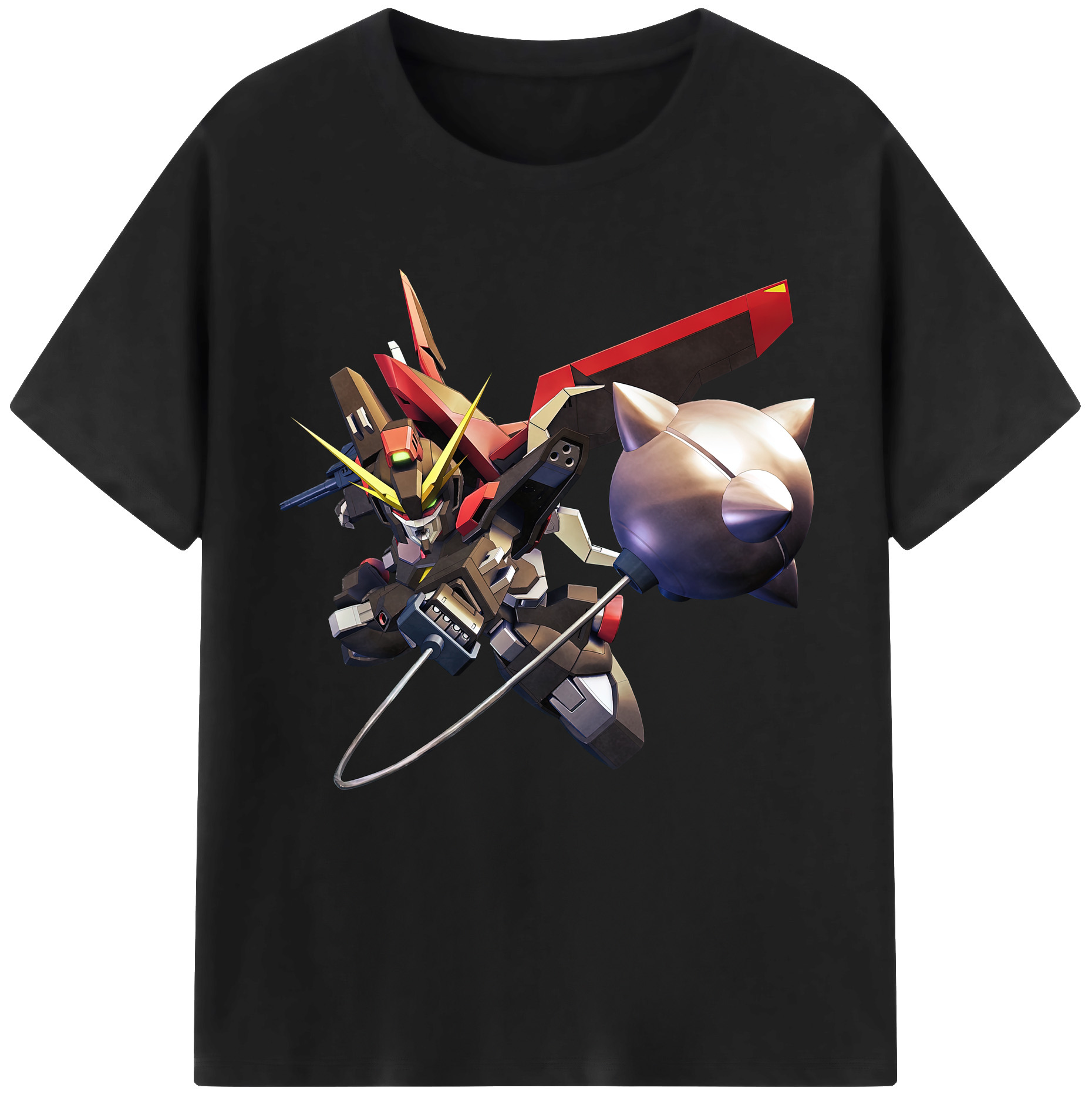 （画像用） 機動戦士ガンダム Mobile Suit Gundam 綿100％半袖Tシャツ（フロントプリント）