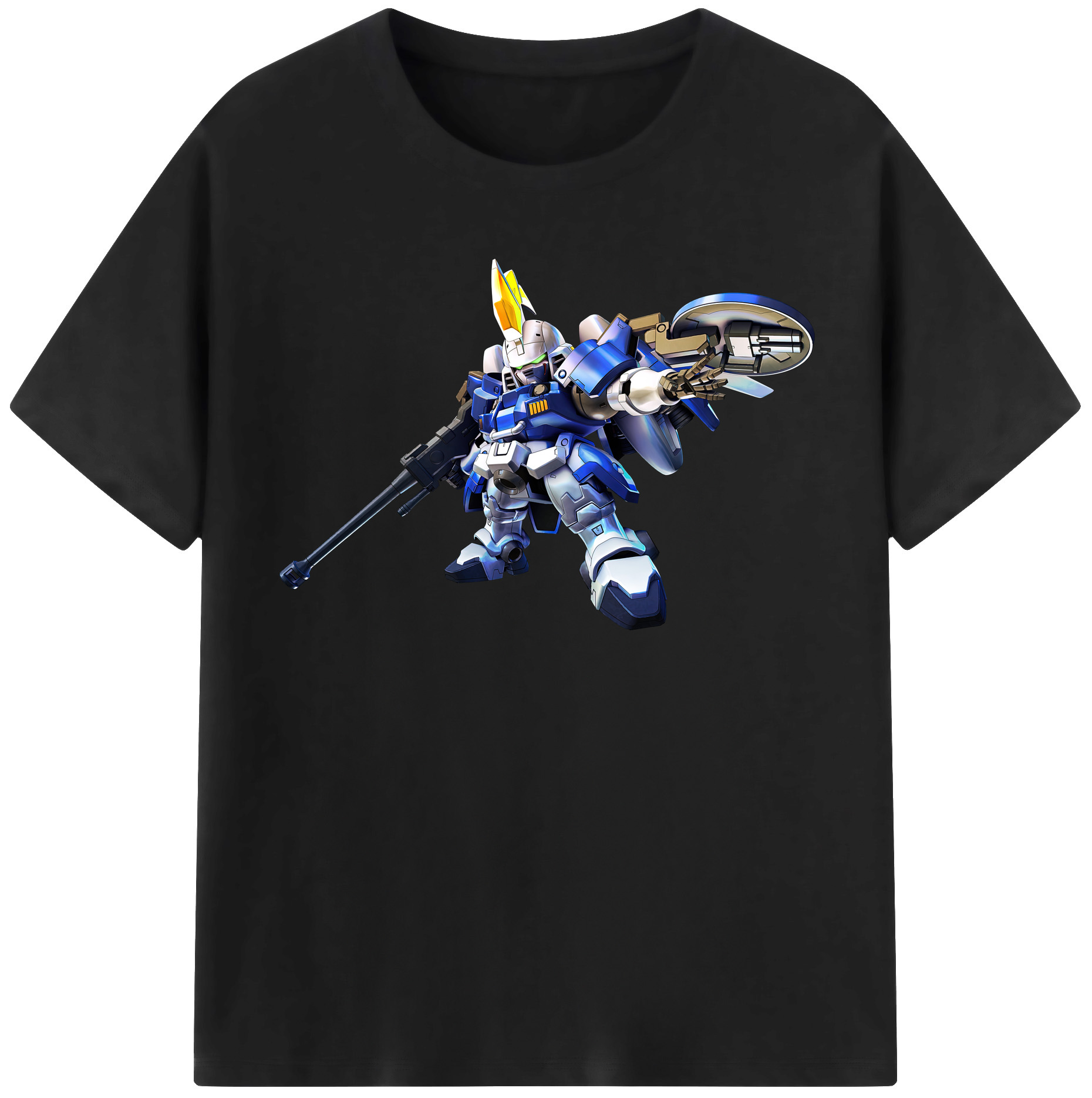 （画像用） 機動戦士ガンダム Mobile Suit Gundam 綿100％半袖Tシャツ（フロントプリント）