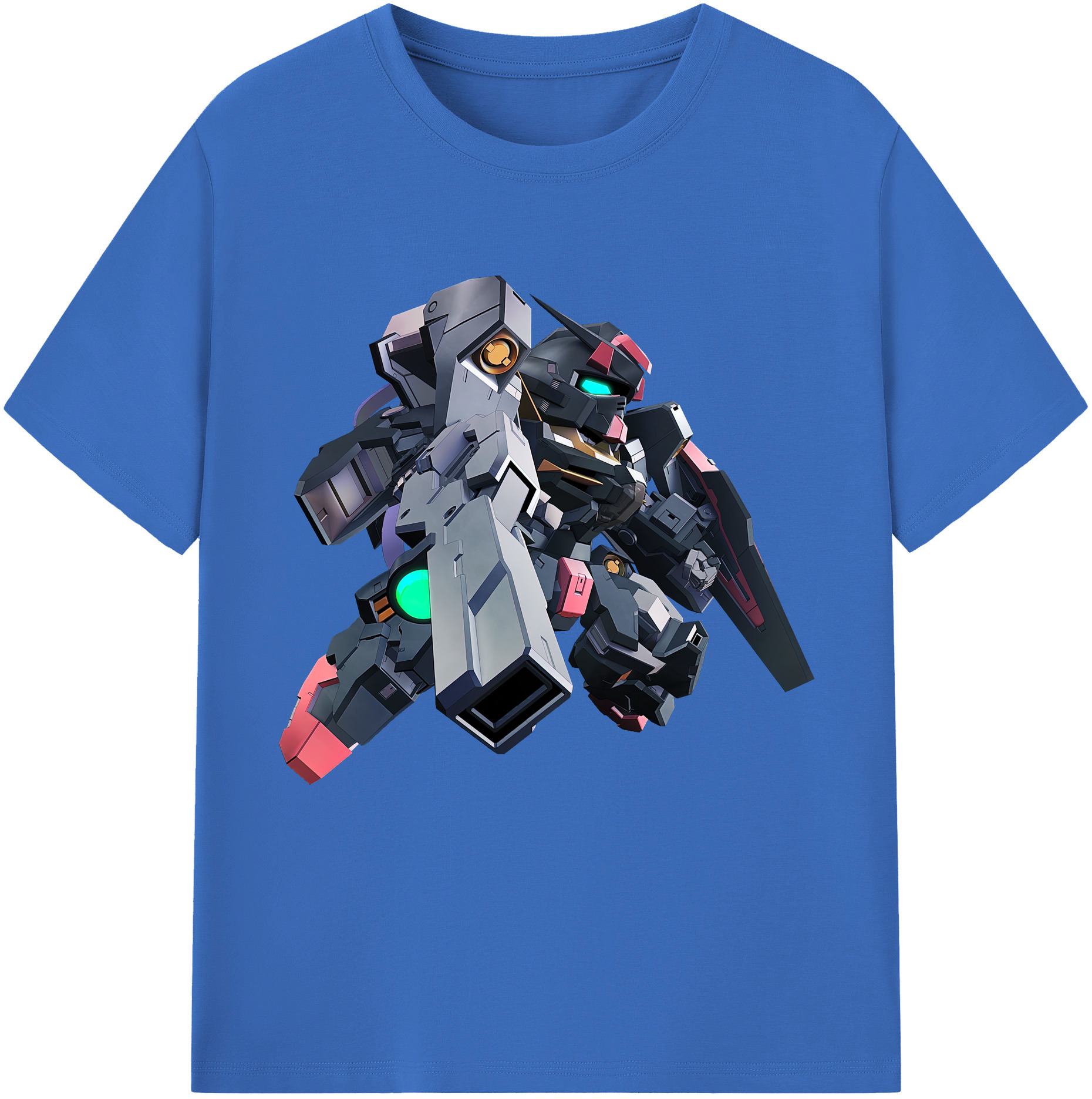 （画像用） 機動戦士ガンダム Mobile Suit Gundam 綿100％半袖Tシャツ（フロントプリント）