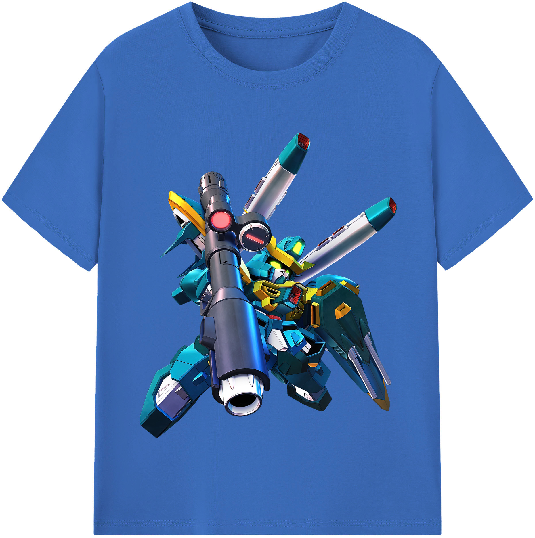 （画像用） 機動戦士ガンダム Mobile Suit Gundam 綿100％半袖Tシャツ（フロントプリント）