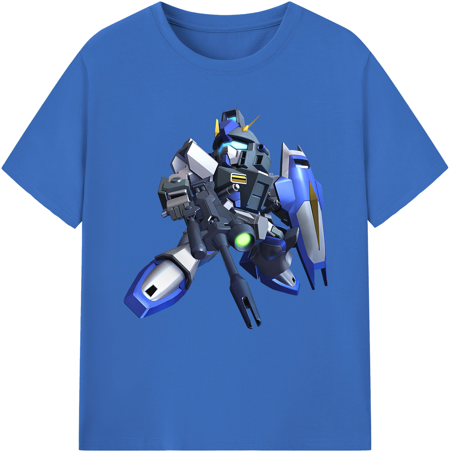 （画像用） 機動戦士ガンダム Mobile Suit Gundam 綿100％半袖Tシャツ（フロントプリント）