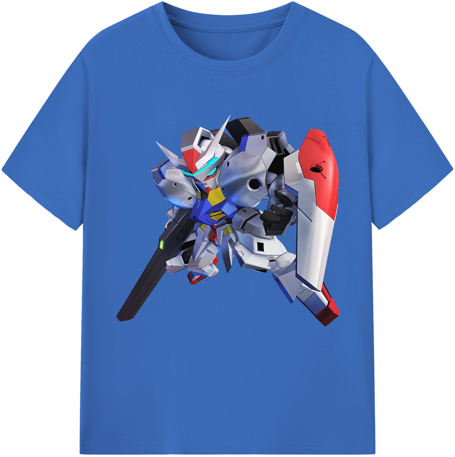 （画像用） 機動戦士ガンダム Mobile Suit Gundam 綿100％半袖Tシャツ（フロントプリント）